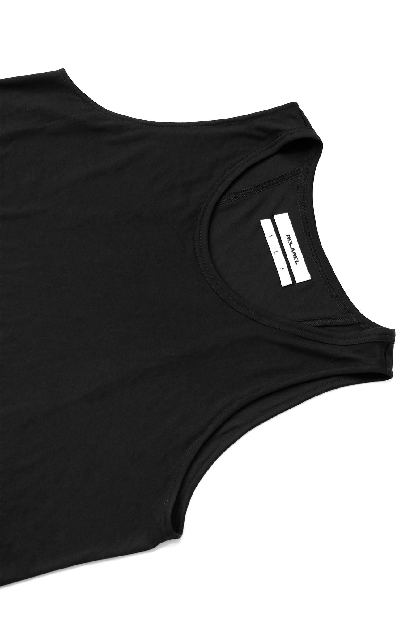 RELABEL Tencel Wool Hooded Ruched Tank Top, premium urban and streetwear designers apparel on PROJECTISR.com, RELABEL