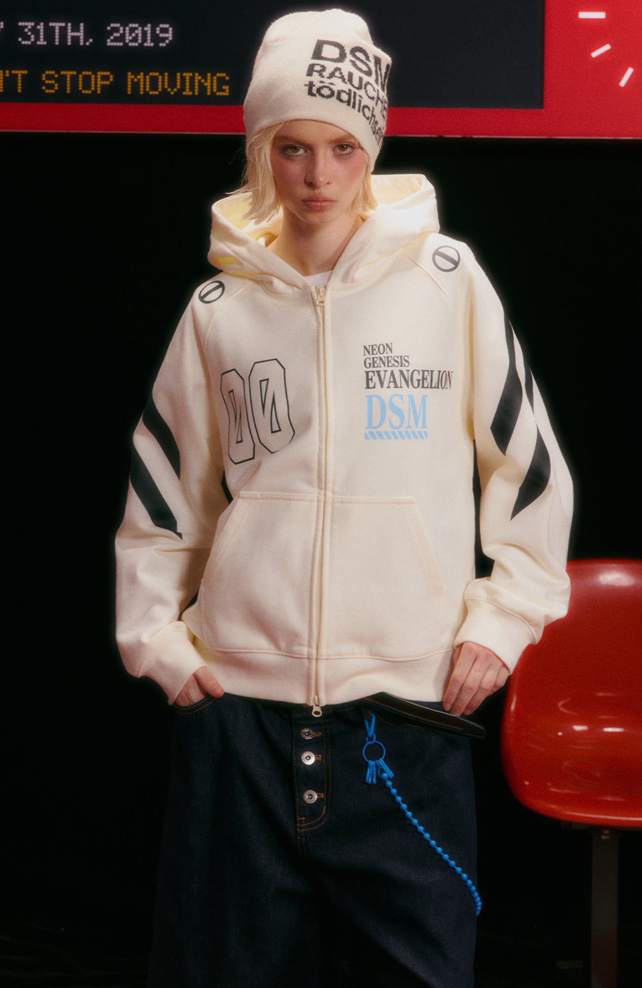 DONSMOKE x EVA Graphic Zipper Hoodie