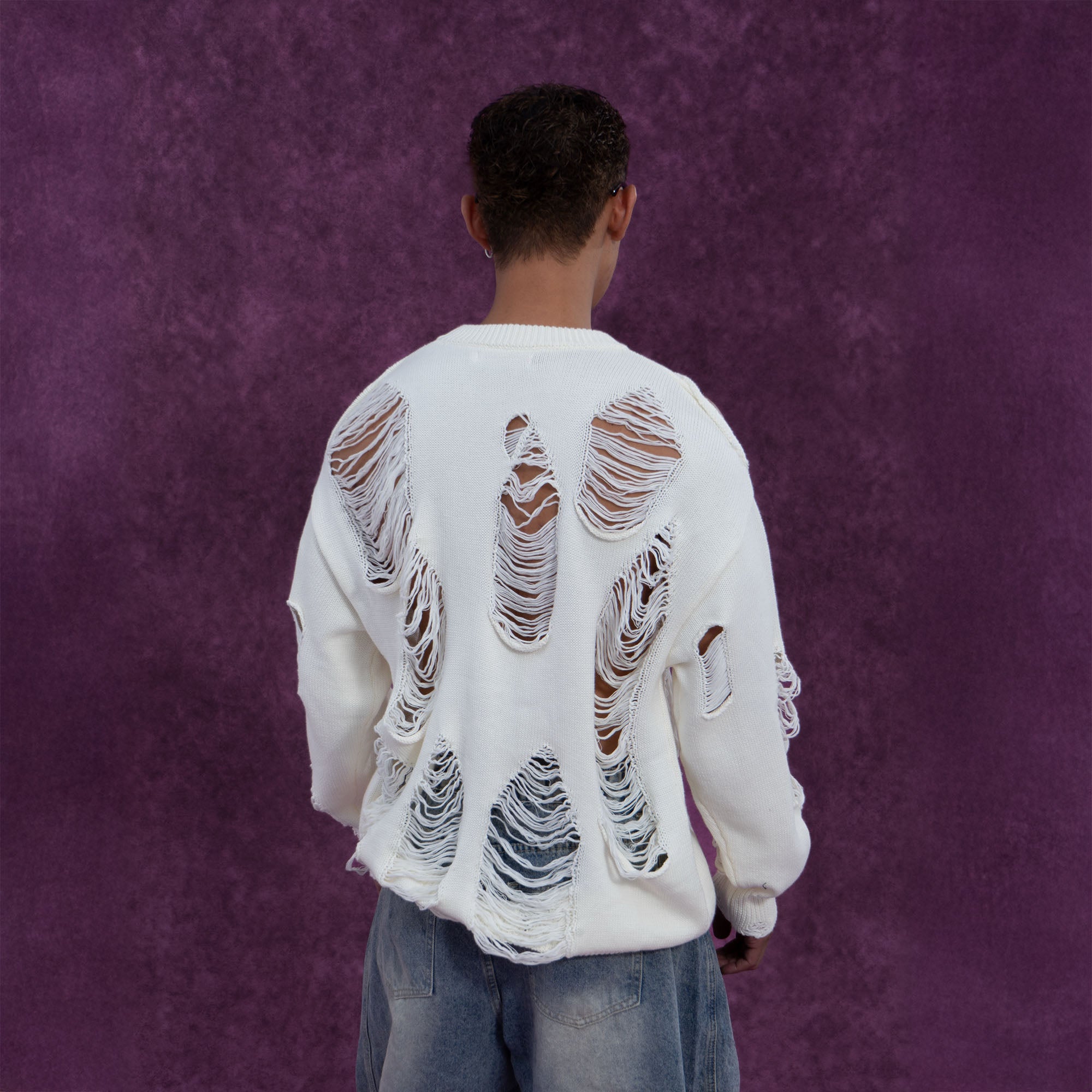 CLP Ripped Oversized Sweater