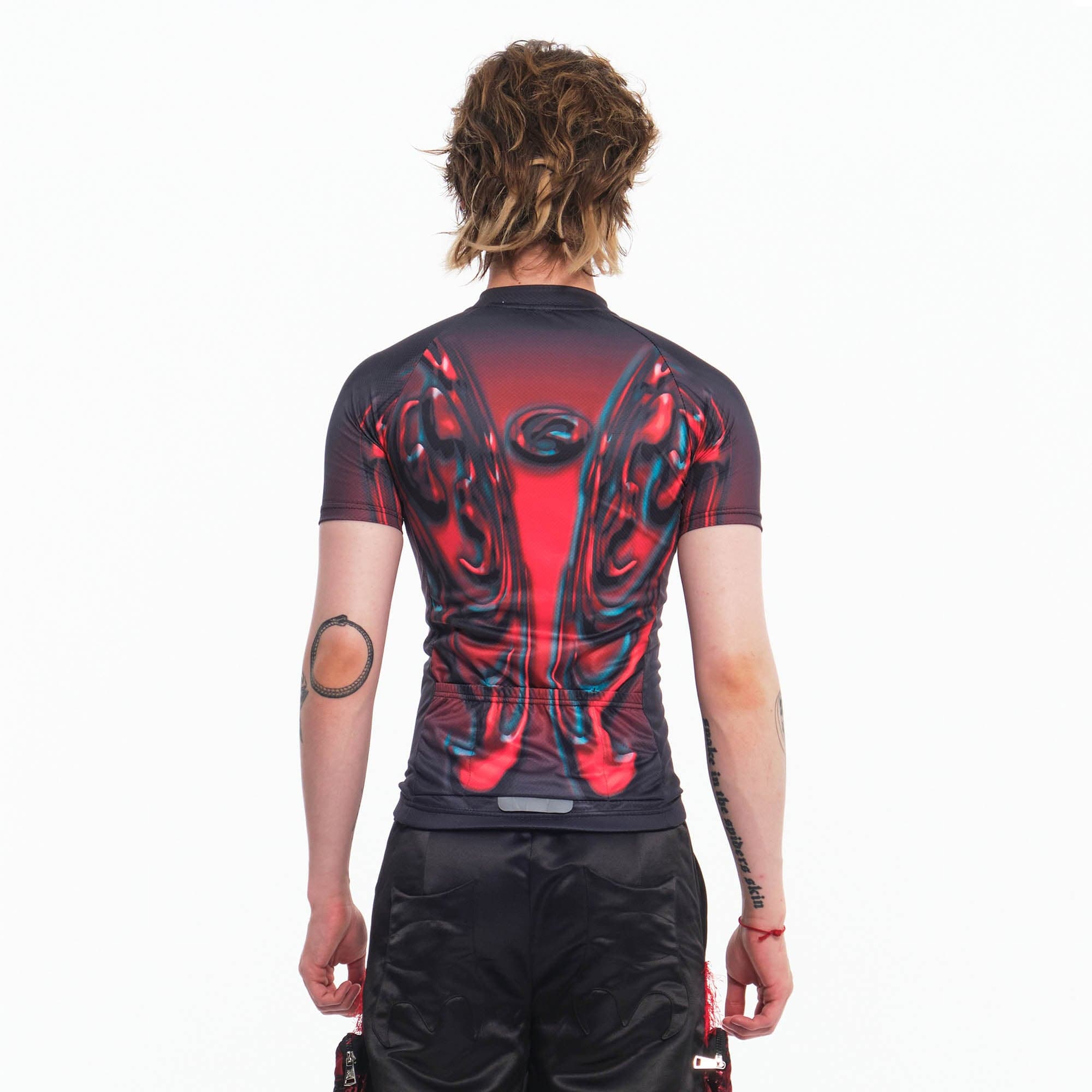 EMBRYO Totem Abstract Cycling Jersey, premium urban and streetwear designers apparel on PROJECTISR.com, EMBRYO