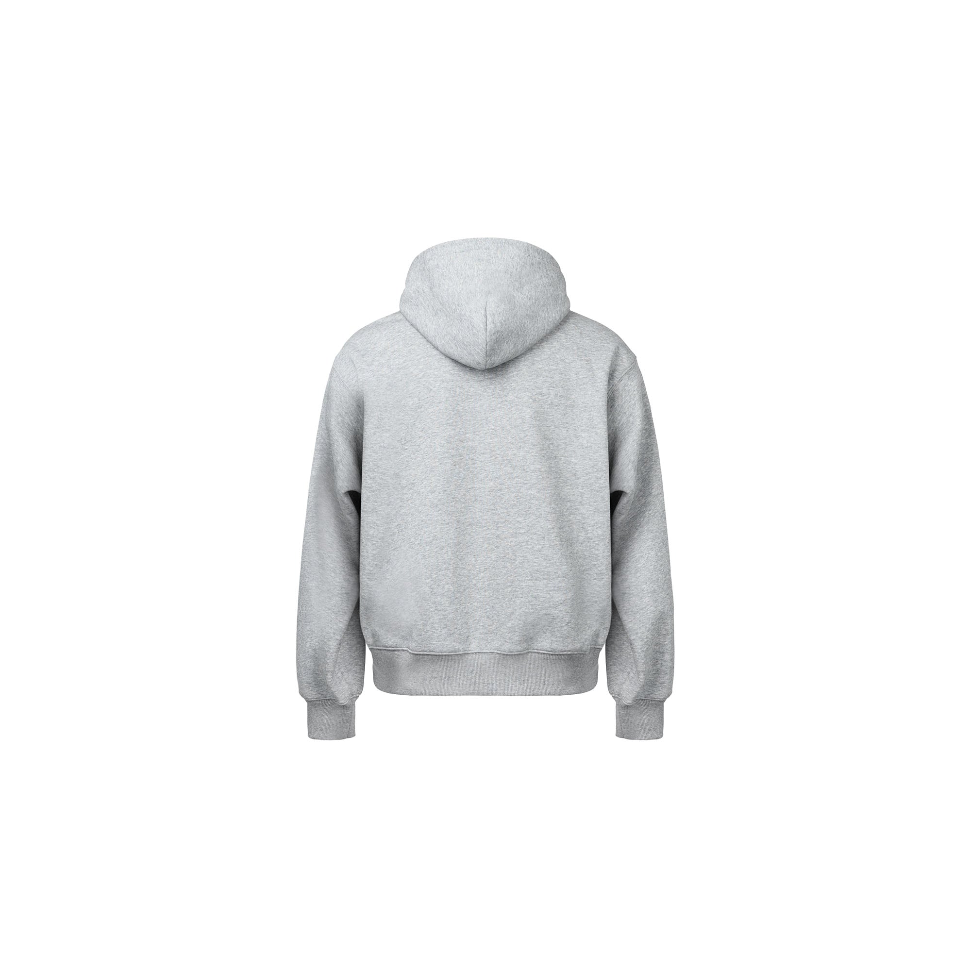OKAYTHXBYE Essential Sherpa-Lined Boxy Zip Hoodie