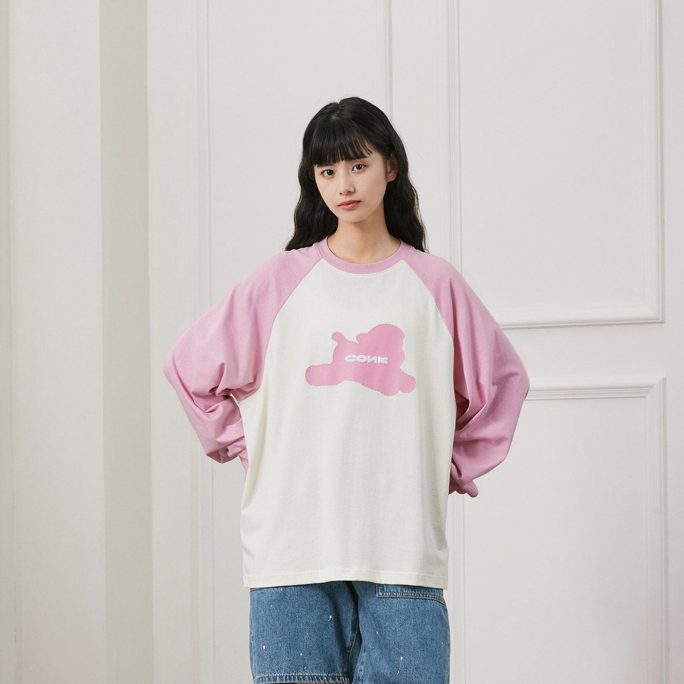 CONKLAB Raglan Contrasted L/S Tee, premium urban and streetwear designers apparel on PROJECTISR.com, Conklab