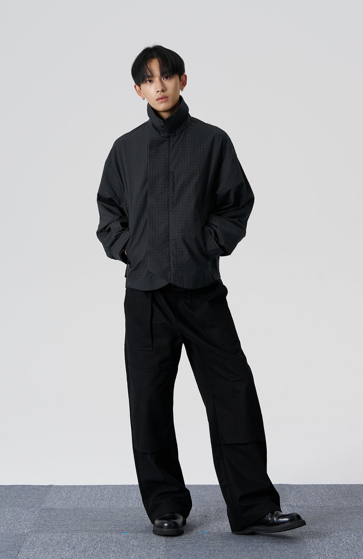 FMACM Retro Lapel Oversized Jacket