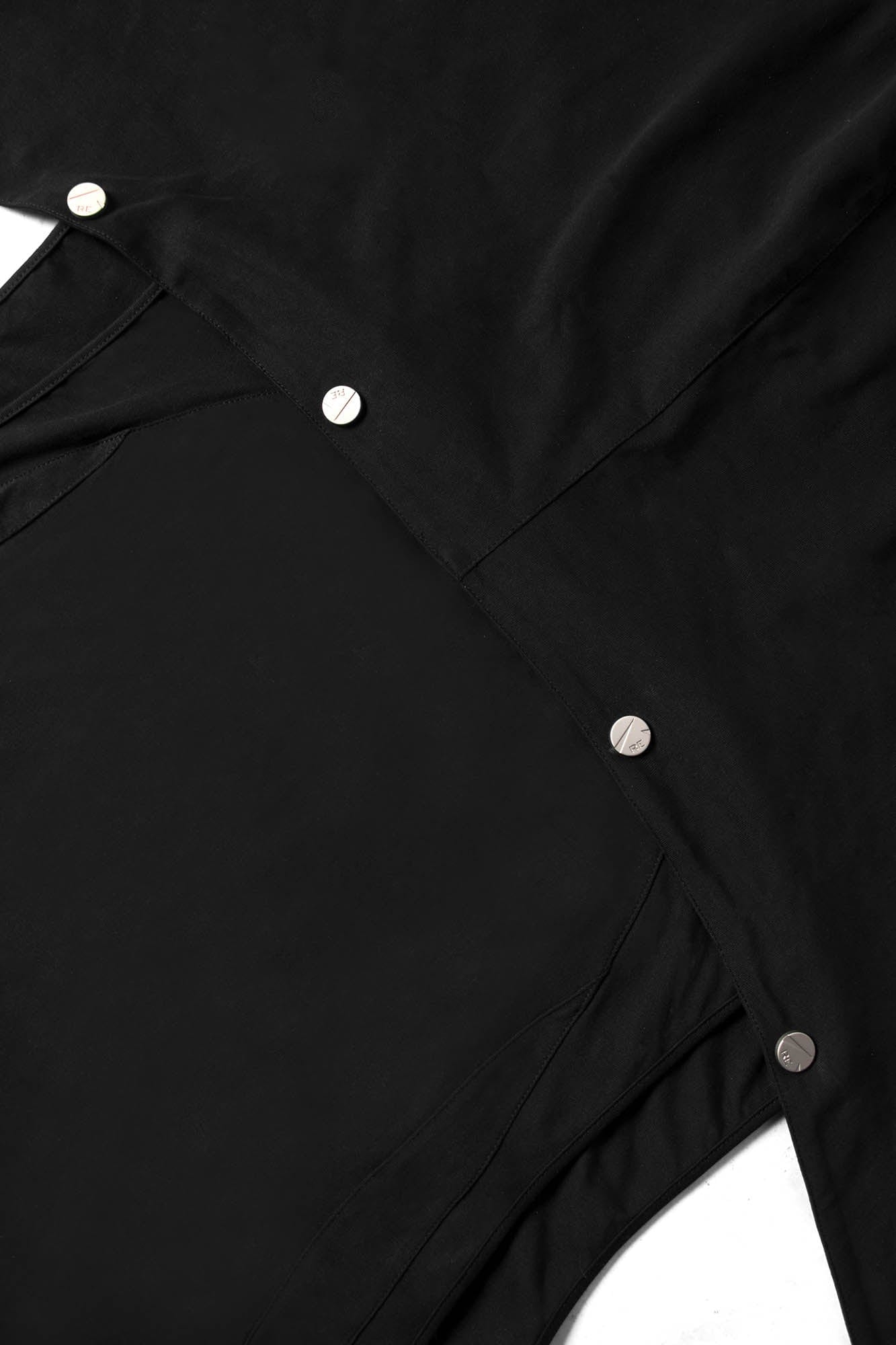 RELABEL Detachable Snap-Hooded Vest, premium urban and streetwear designers apparel on PROJECTISR.com, RELABEL