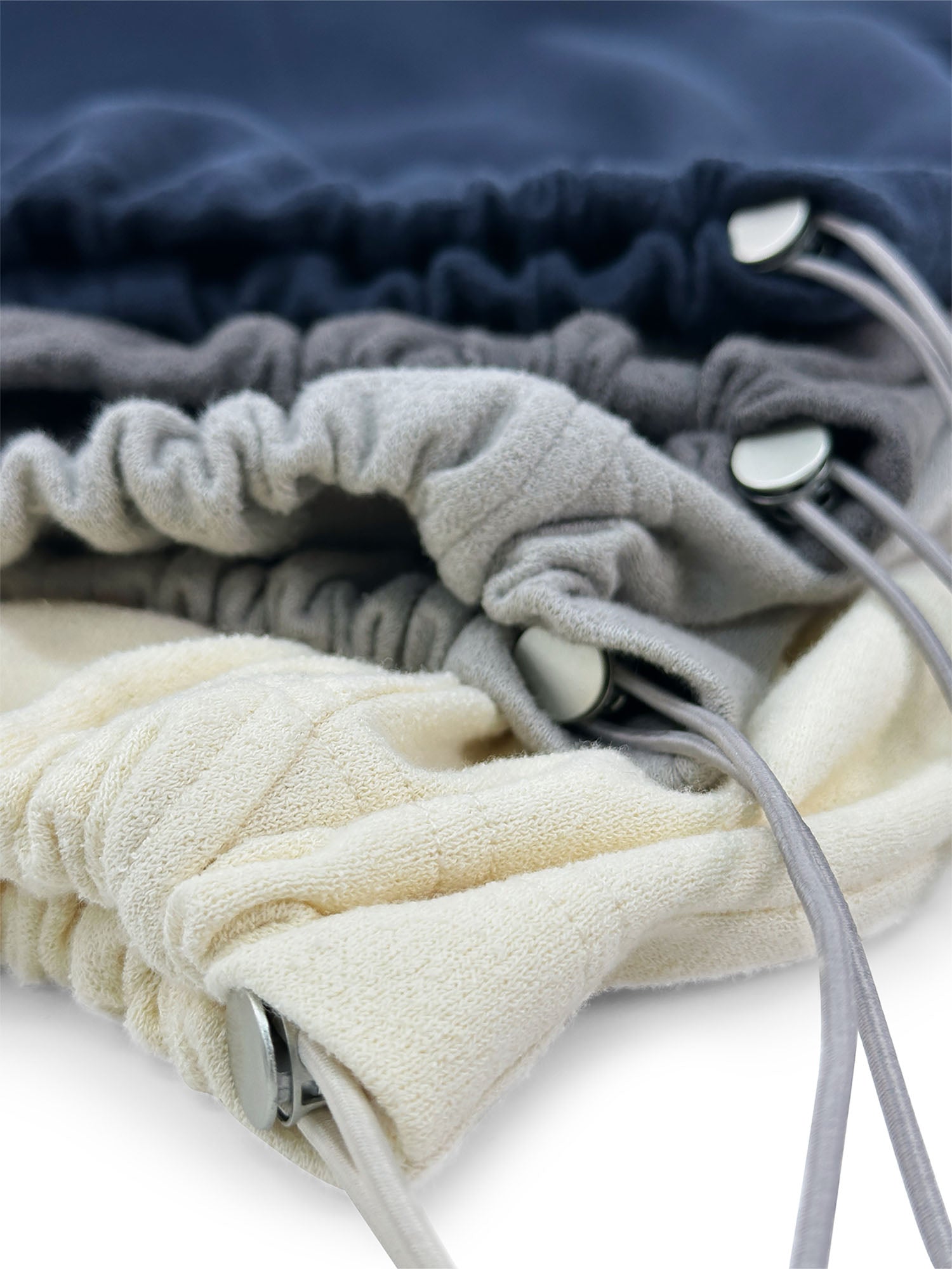 RELABEL Raglan Drawstring-Hem Polo Sweatshirt