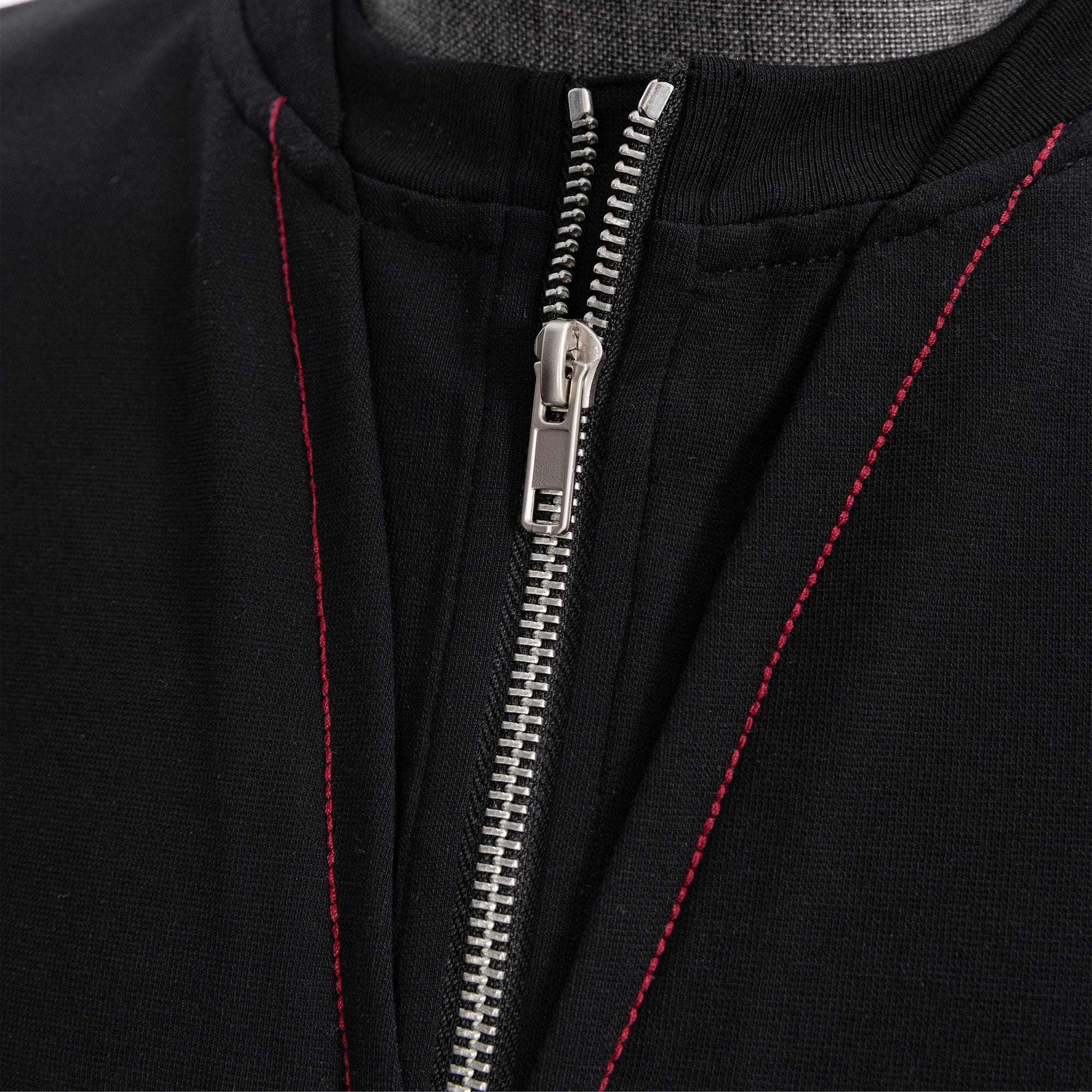 CATSSTAC Cross Spliced Dual-Zip T-Shirt, premium urban and streetwear designers apparel on PROJECTISR.com, CATSSTAC