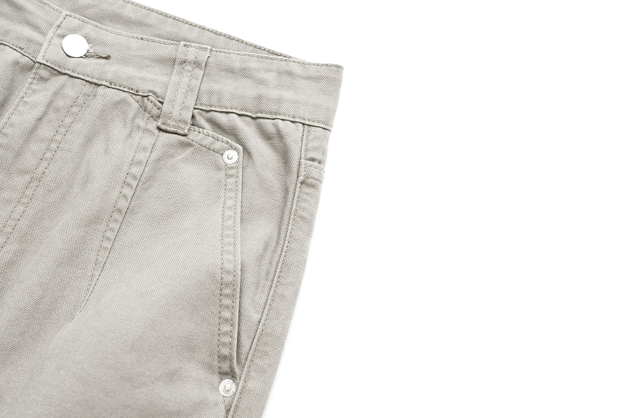 OKAYTHXBYE Washed Button Flap-Pocket Cargo Pants, premium urban and streetwear designers apparel on PROJECTISR.com, OKAYTHXBYE