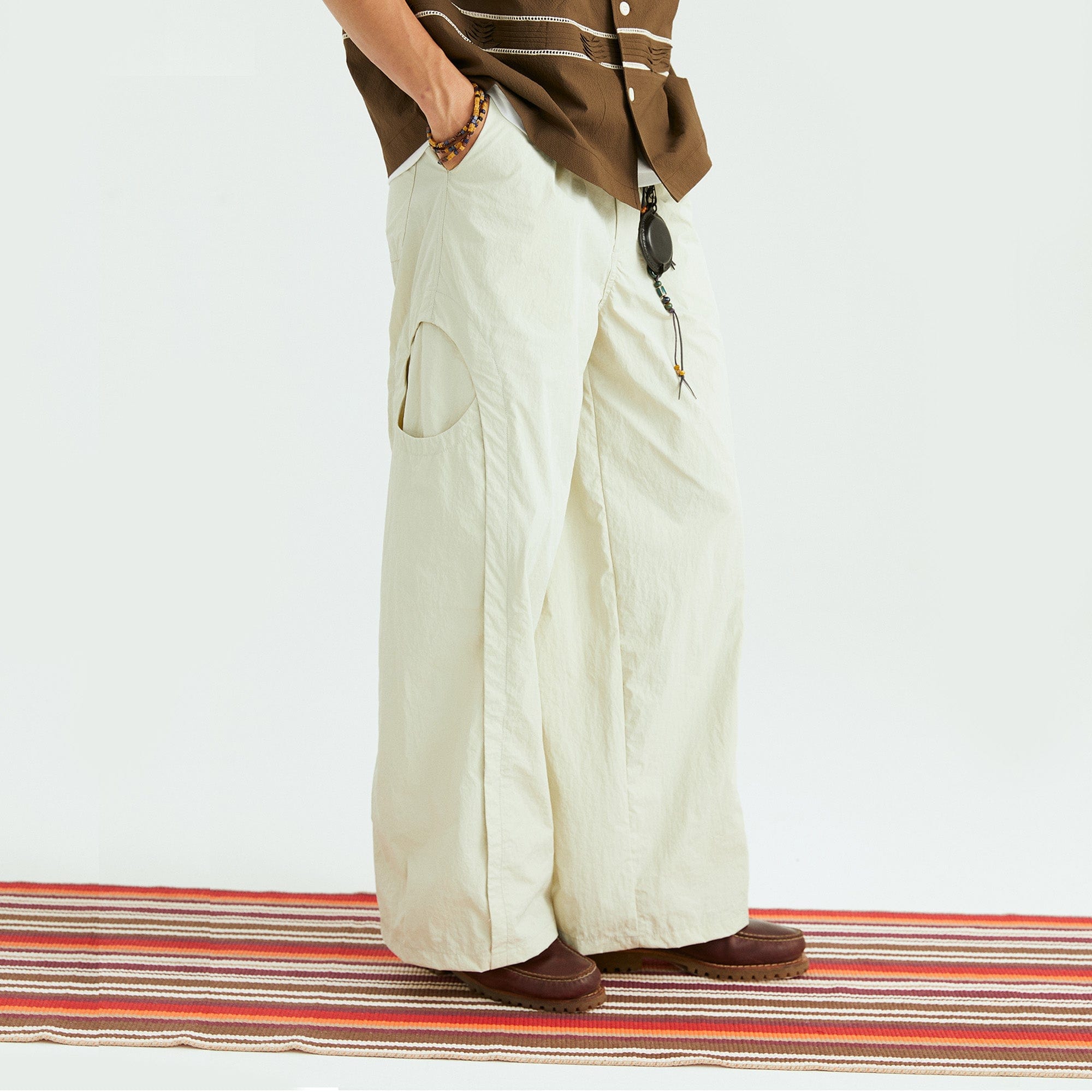 ONADAILYBASIS Curved-Pocket Paneled Utility Pants, premium urban and streetwear designers apparel on PROJECTISR.com, ONADAILYBASIS