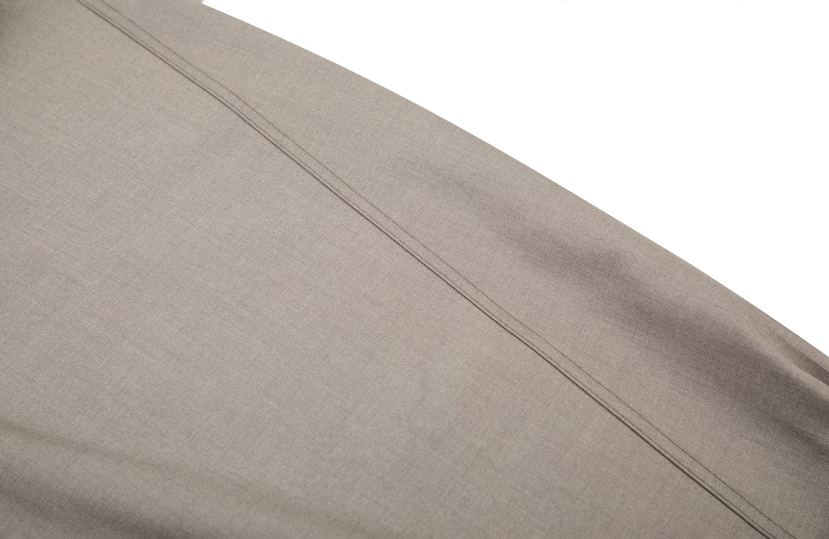 BOTANICA Pleated Curved-Leg Trousers