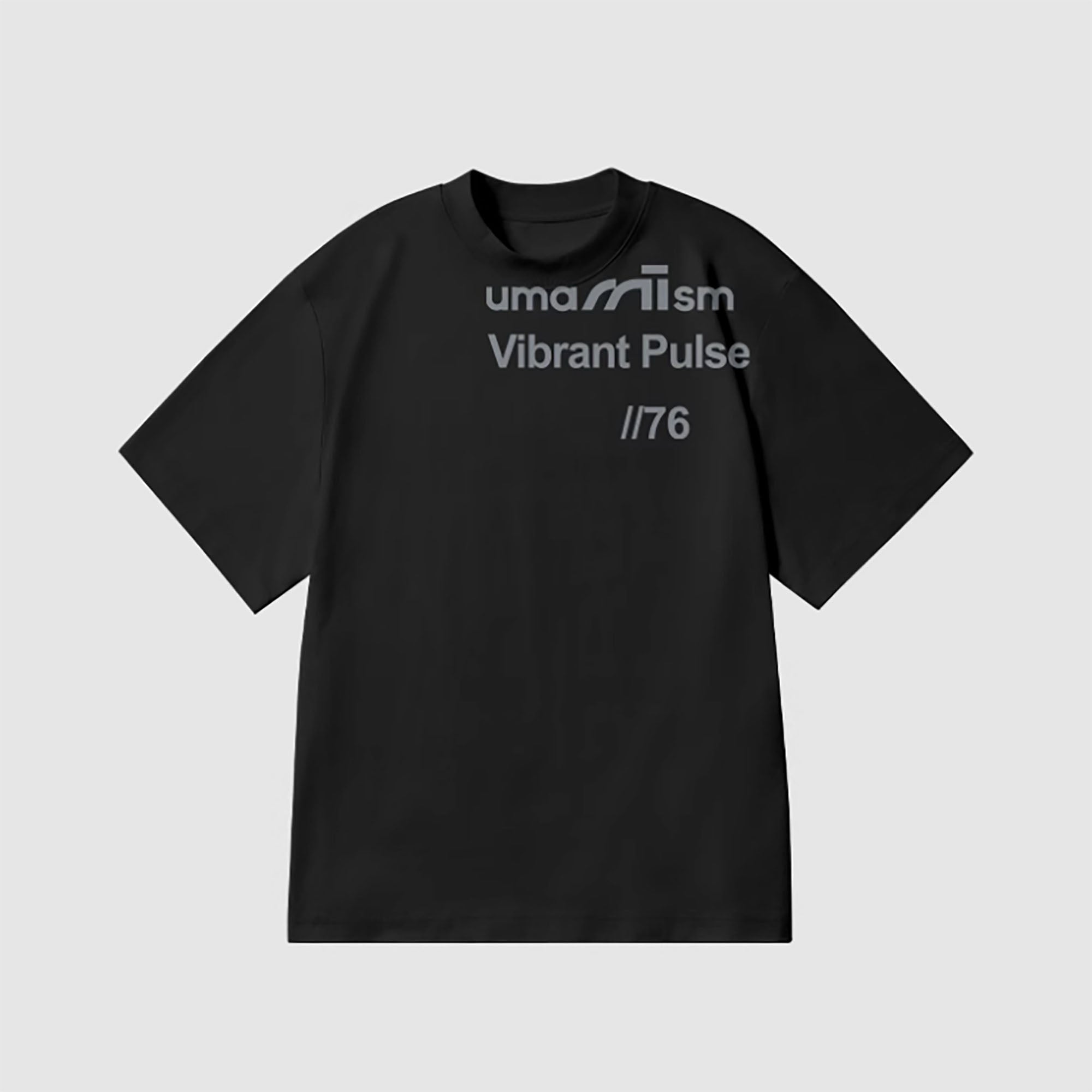 UMAMIISM Contrast Slogan Cooling T-Shirt, premium urban and streetwear designers apparel on PROJECTISR.com, UMAMIISM