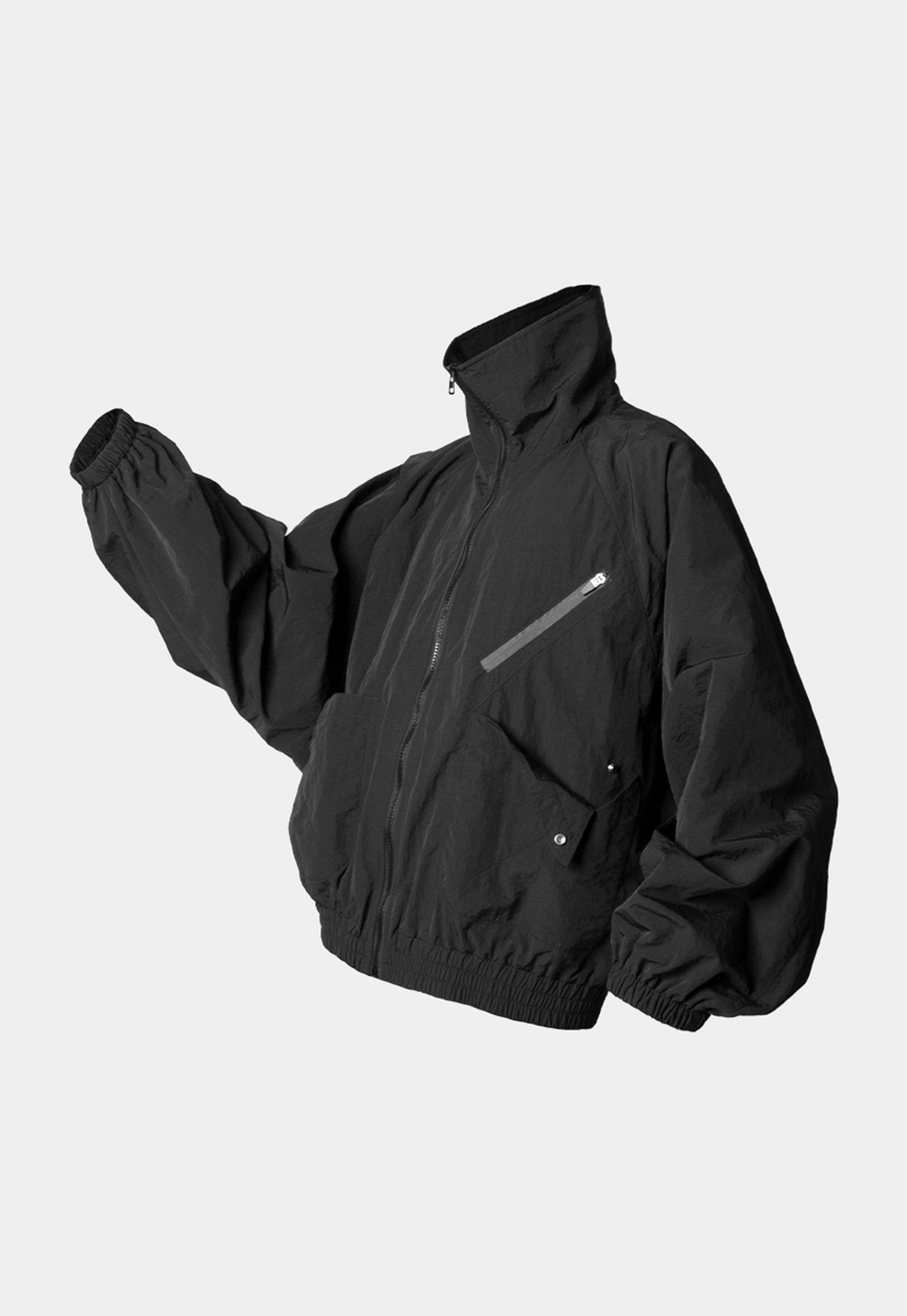 RELABEL Modern Deconstructed Zipper Rivet Jacket, premium urban and streetwear designers apparel on PROJECTISR.com, RELABEL