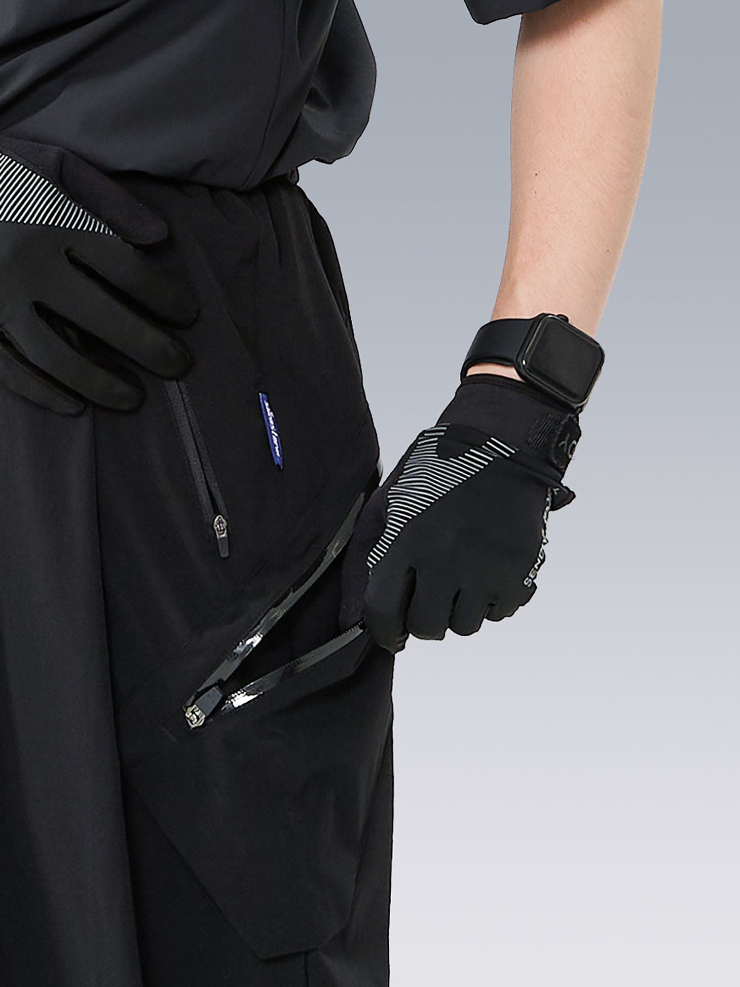 SILENSTORM Drawstring-Hem Webbing Belt Utility Pants, premium urban and streetwear designers apparel on PROJECTISR.com, SILENSTORM