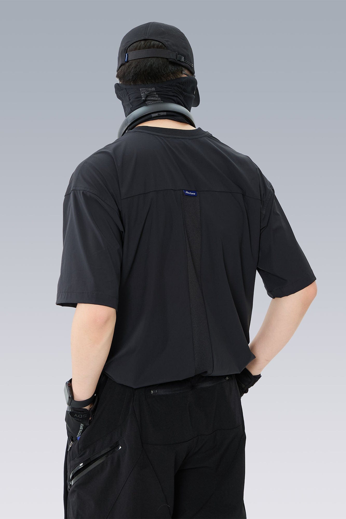 SILENSTORM Tactical Mesh-Back Zip Pocket T-Shirt, premium urban and streetwear designers apparel on PROJECTISR.com, SILENSTORM