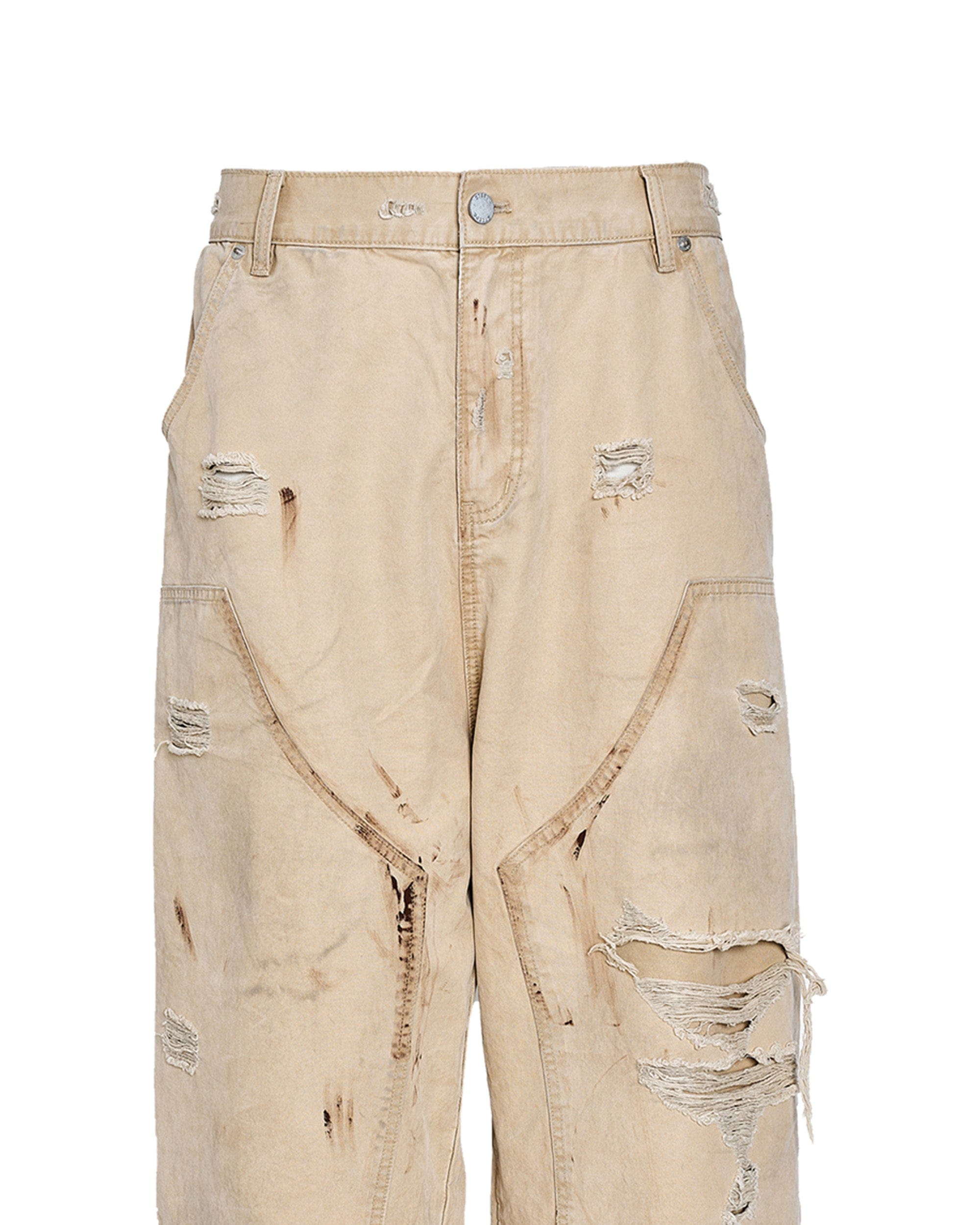 STEEPC Ripped Double-Knee Pants, premium urban and streetwear designers apparel on PROJECTISR.com, STEEPC