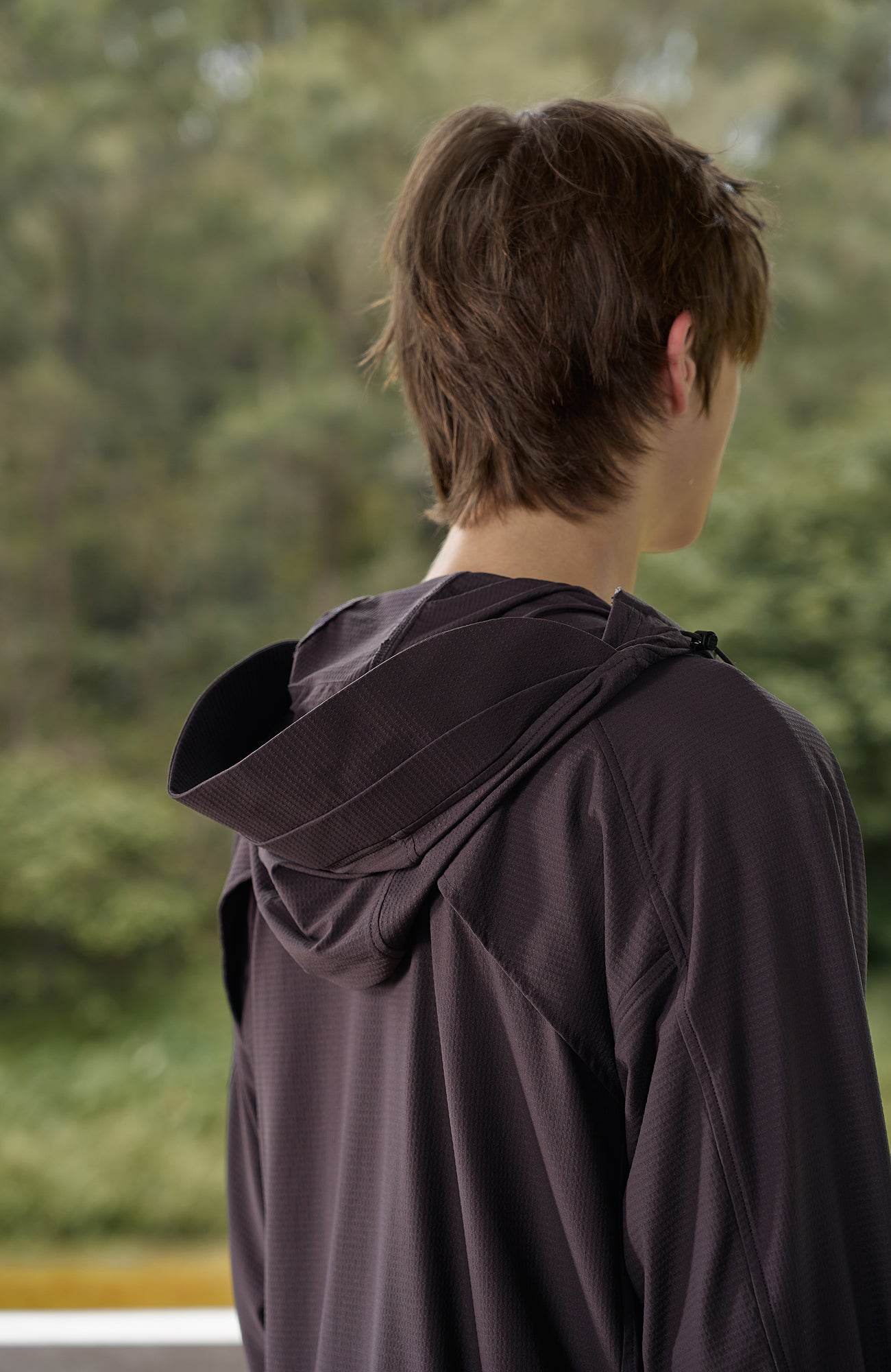 MOITIEDEPETALE Dual-Zip Cooling UV Protection Hooded Jacket