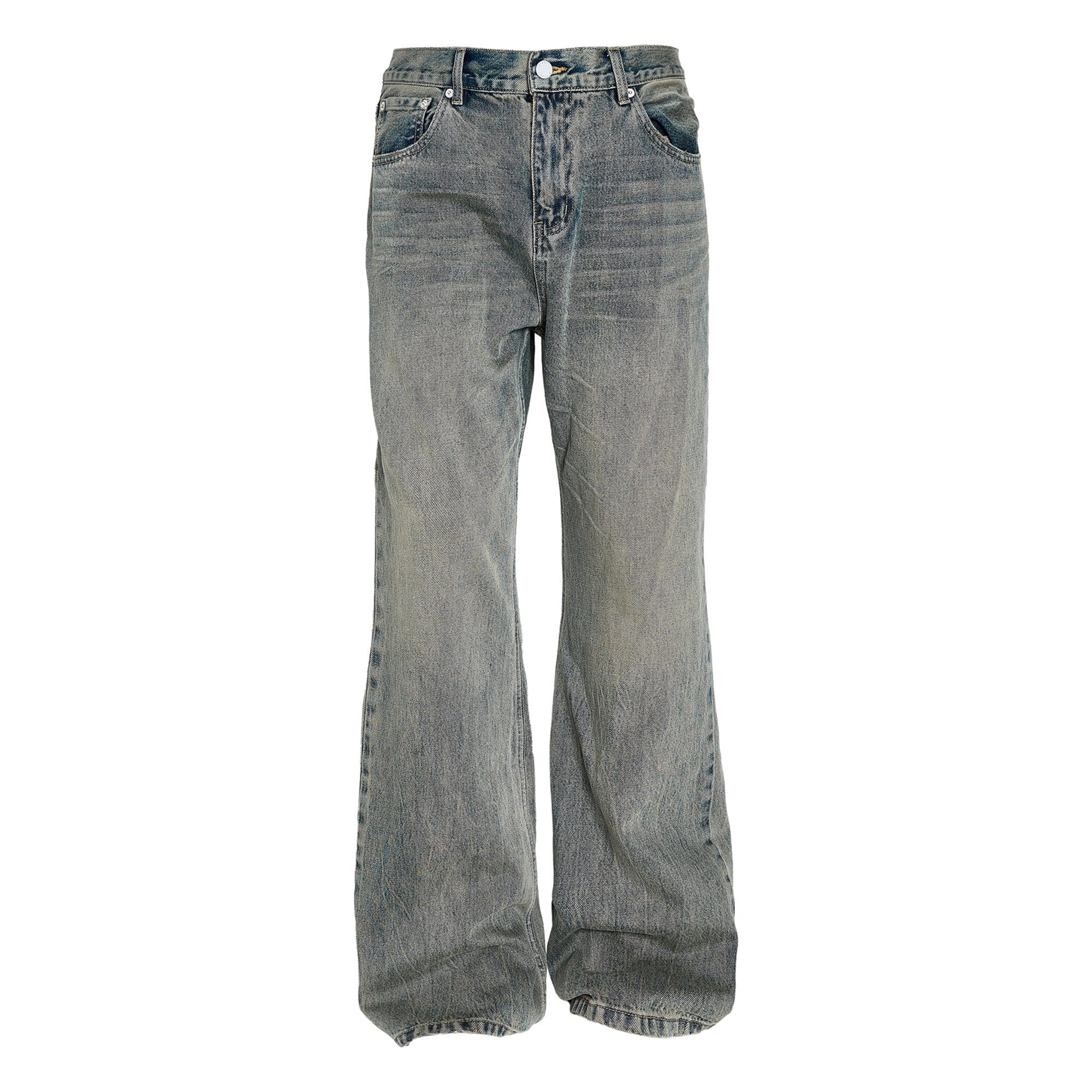 STEEPC The Classic Washed Flared Jeans, premium urban and streetwear designers apparel on PROJECTISR.com, STEEPC
