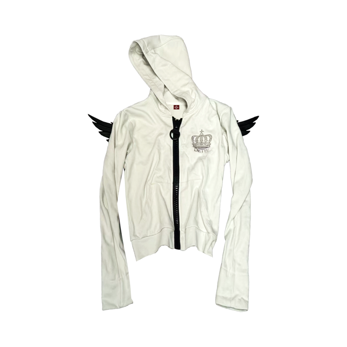 DETW Angel Wing Crown Graphic Hooded Jacket
