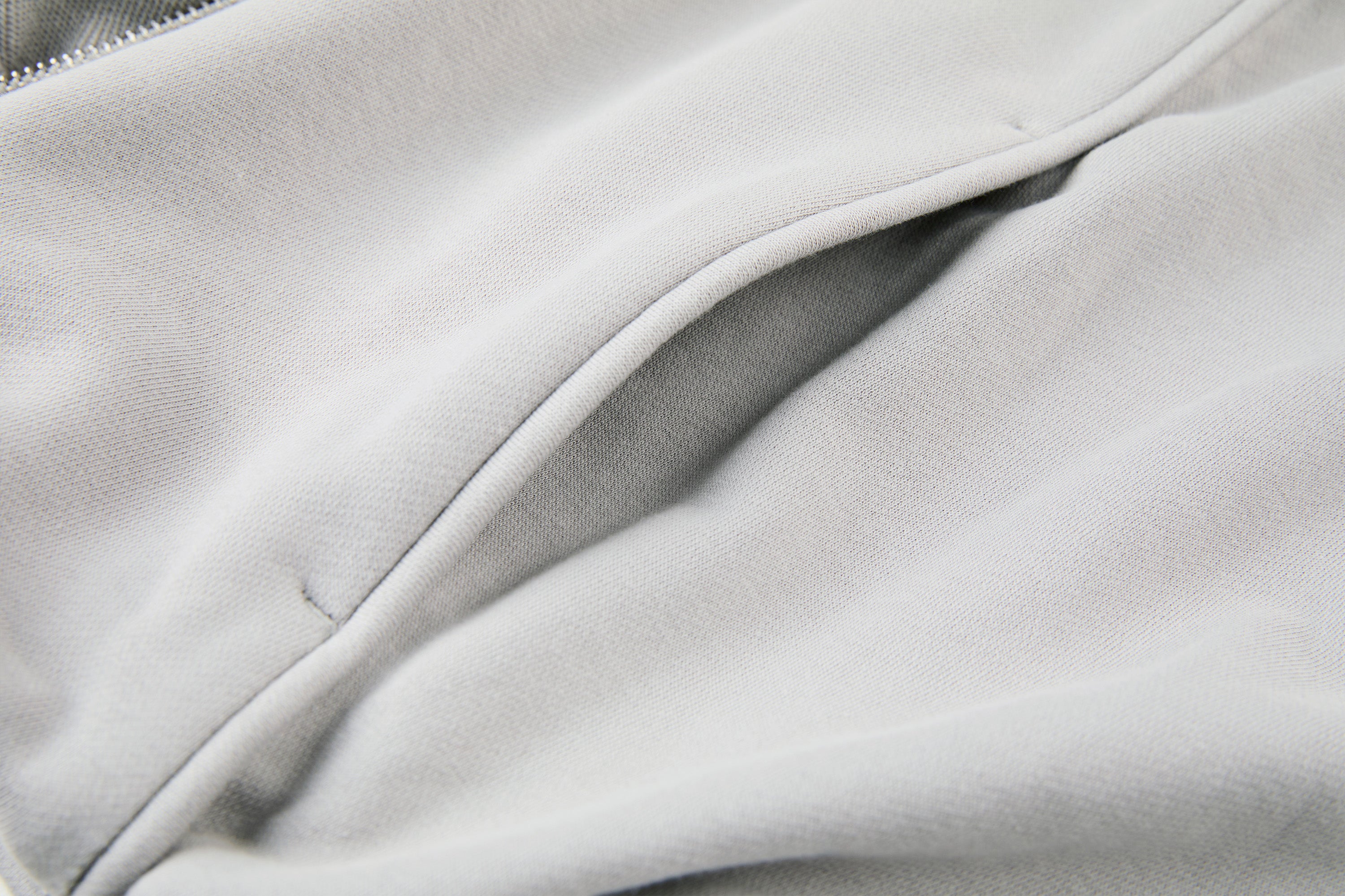 ORGANIC EMOTION Curved Panel Drawstring-Hem Zip-Up Hoodie, premium urban and streetwear designers apparel on PROJECTISR.com, ORGANIC EMOTION