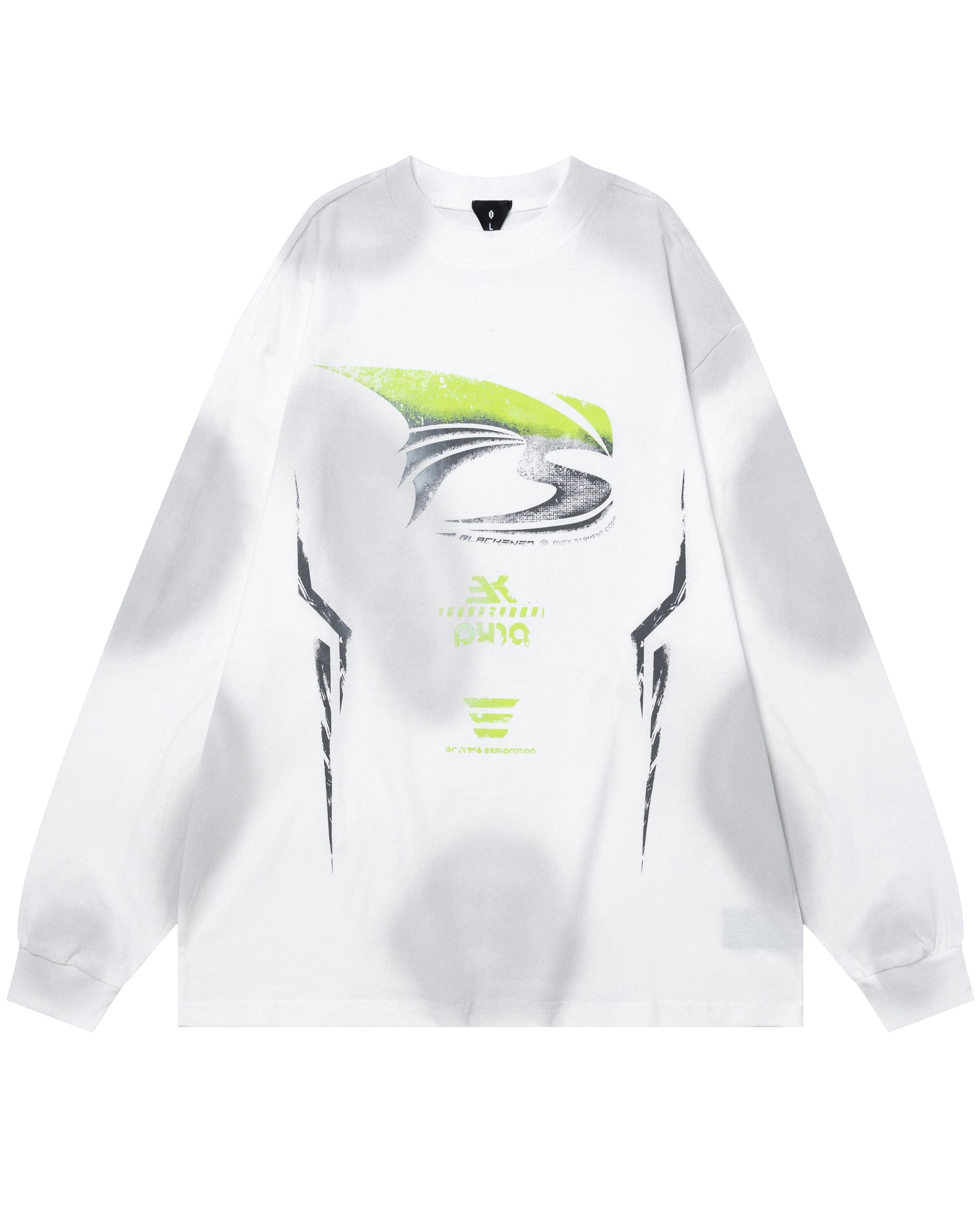 OVDY Faded Racing Graphics Long-Sleeve Tee, premium urban and streetwear designers apparel on PROJECTISR.com, OVDY
