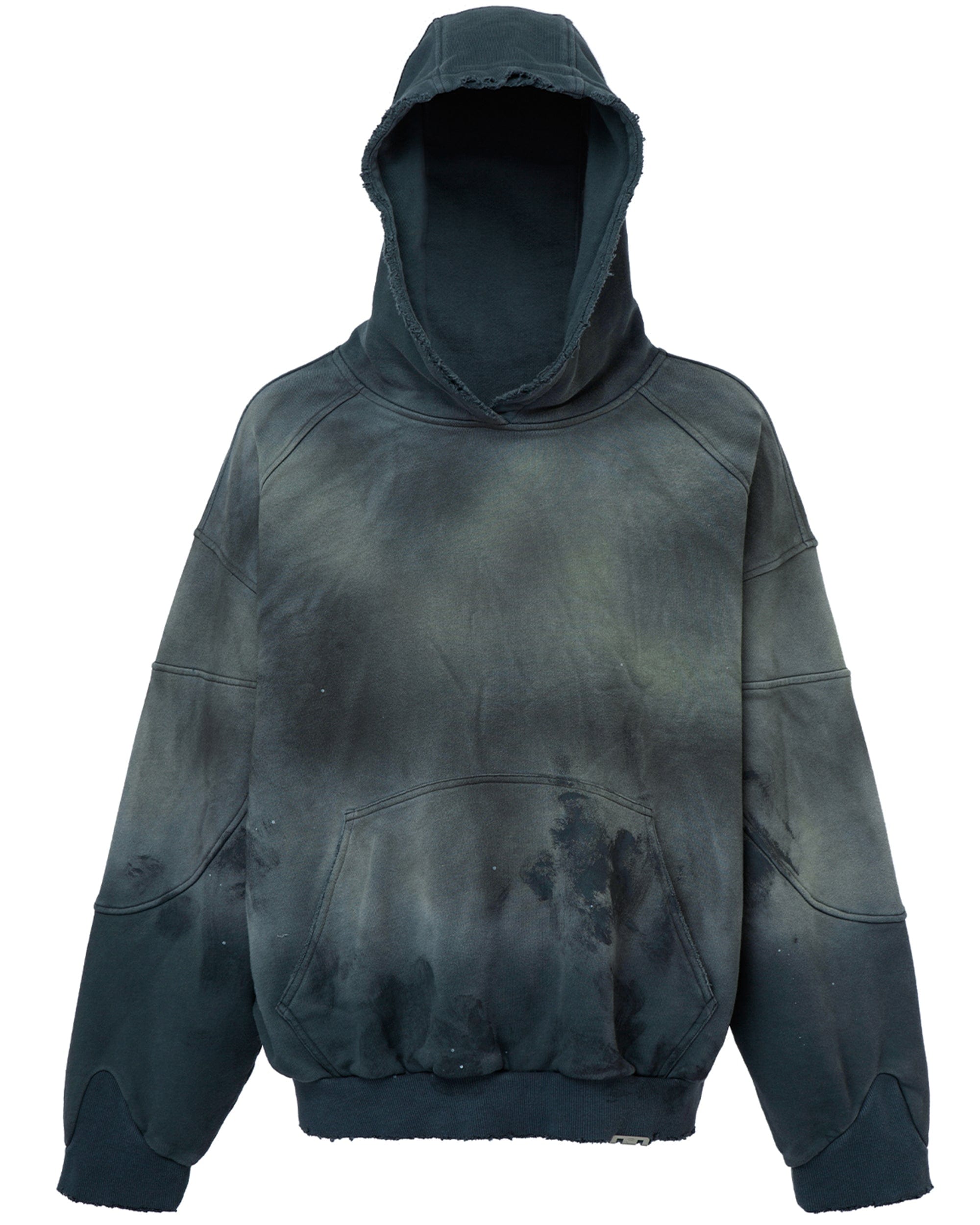 F2CE Distressed Spliced Hoodie, premium urban and streetwear designers apparel on PROJECTISR.com, F2CE