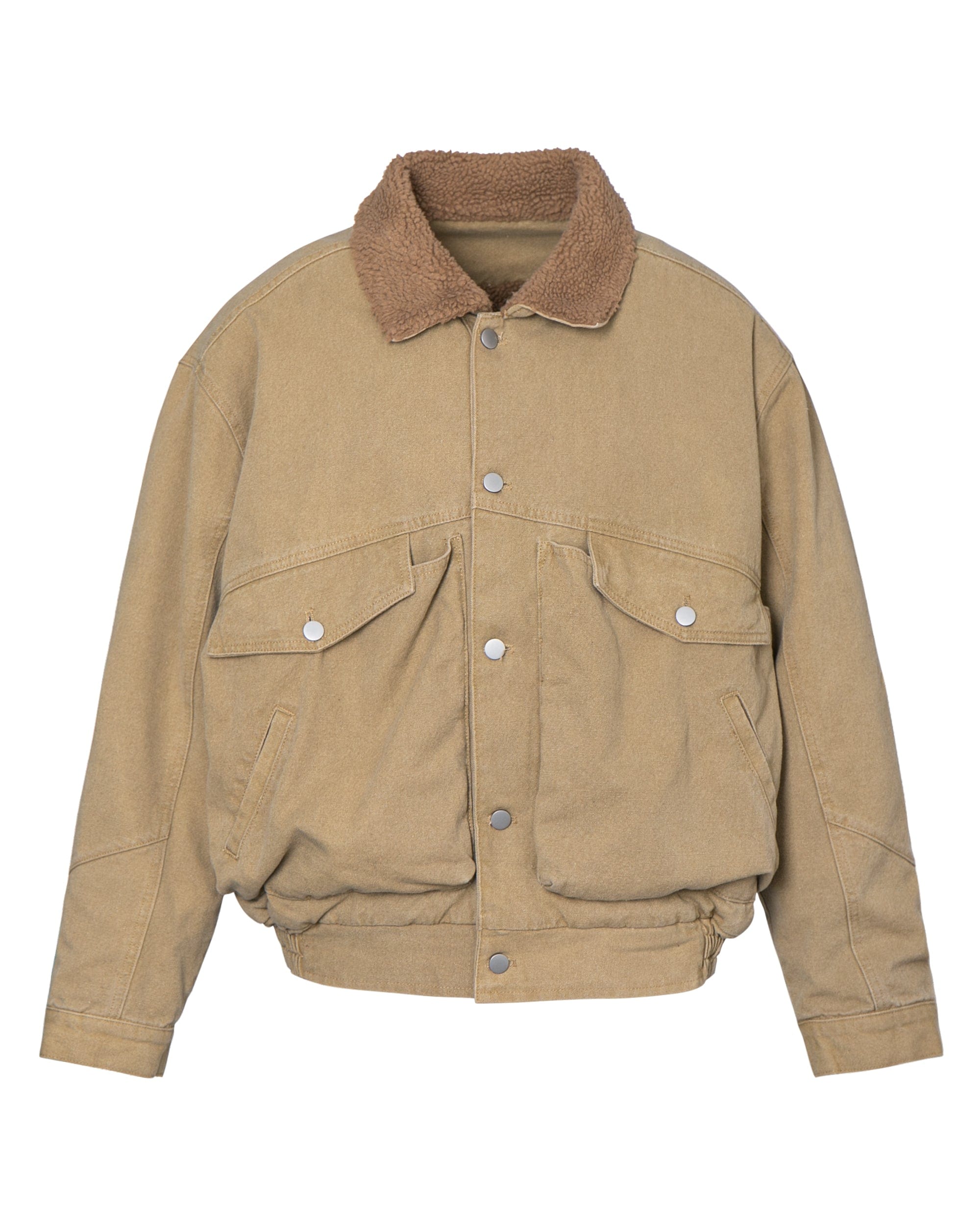 LEONSENSE Big Pocket Fleece-Lined Barn Jacket, premium urban and streetwear designers apparel on PROJECTISR.com, LEONSENSE