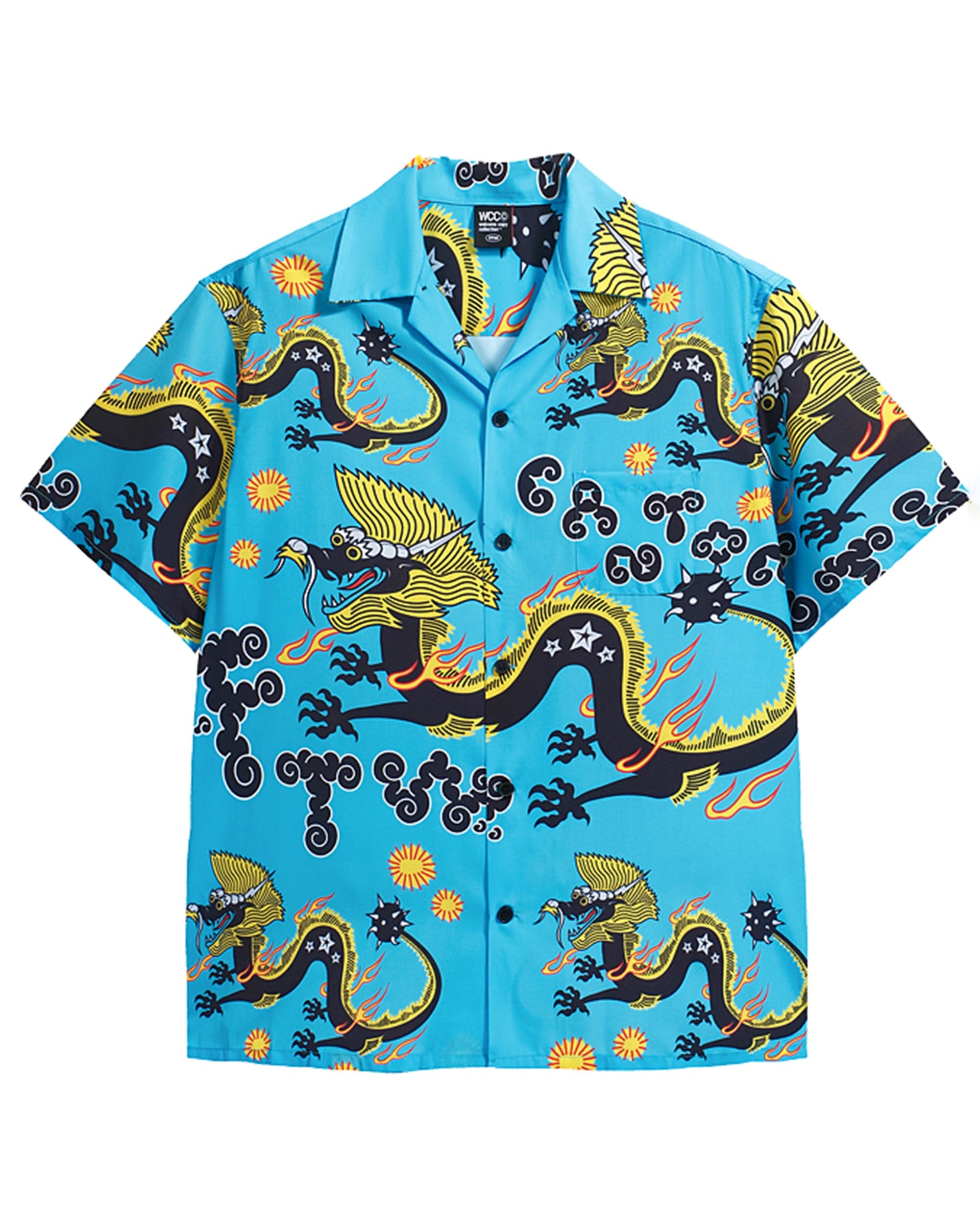 WCC Dragon Half-Shirt, premium urban and streetwear designers apparel on PROJECTISR.com, WCC