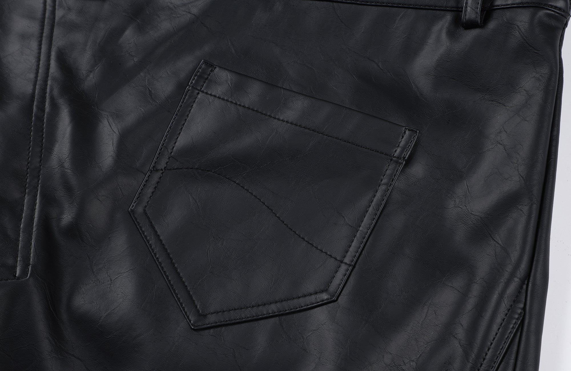 2000RSK Asymmetrical Spliced Sculptural Curved Trousers