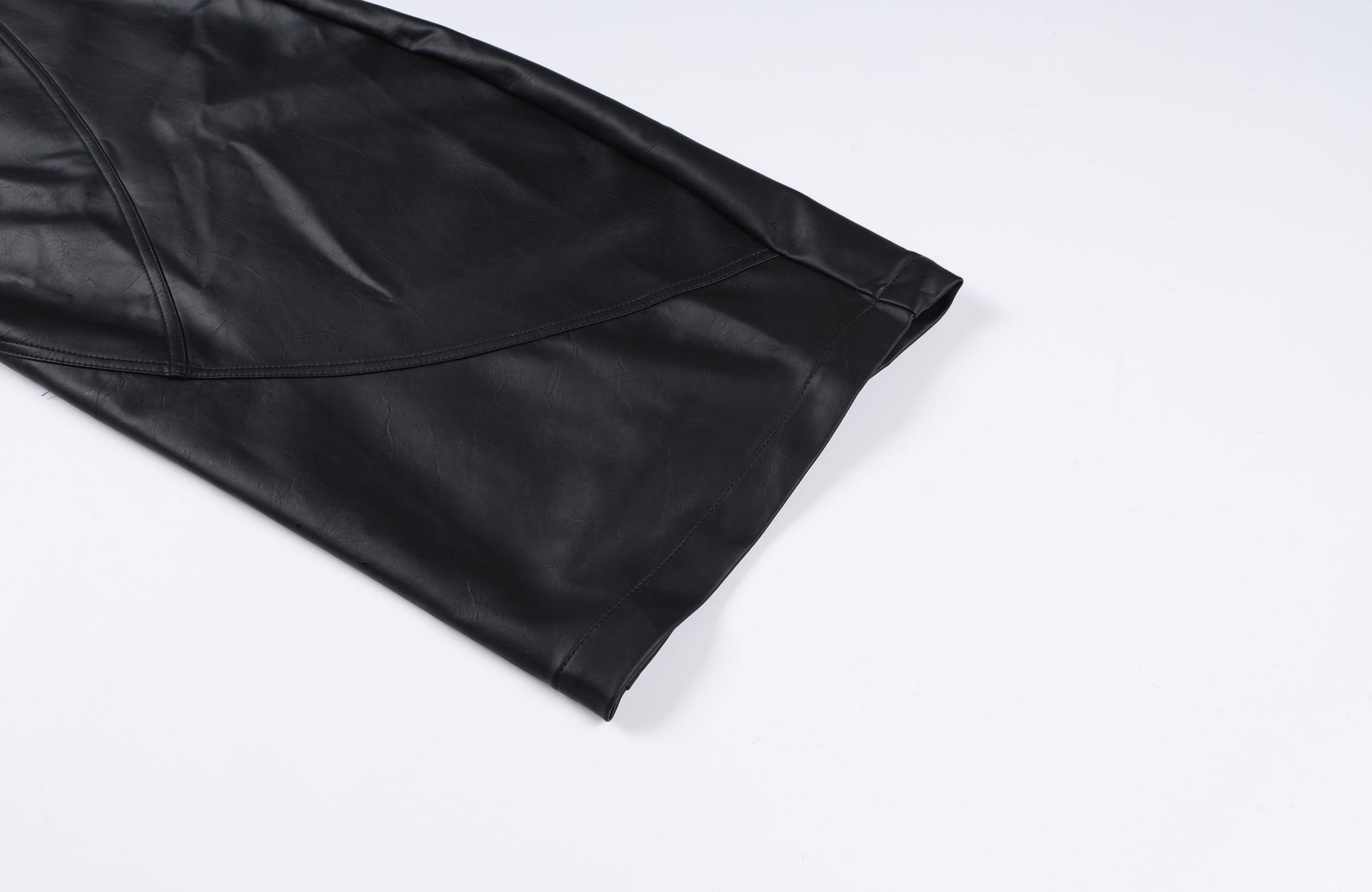 2000RSK Asymmetrical Spliced Sculptural Curved Trousers