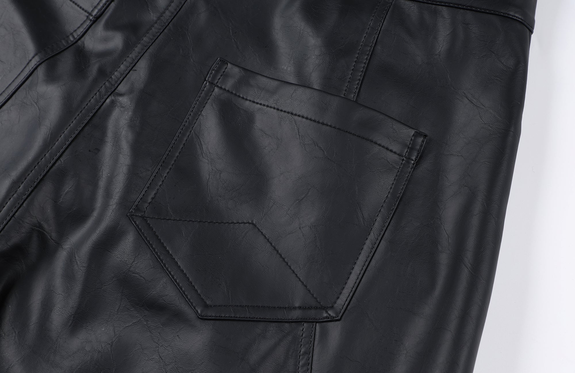 2000RSK Asymmetrical Spliced Sculptural Curved Trousers