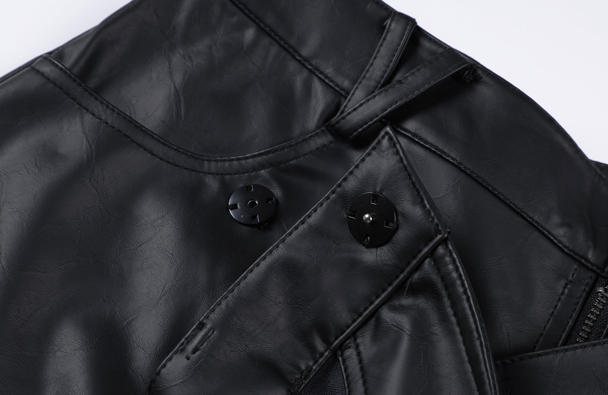 2000RSK Asymmetrical Spliced Sculptural Curved Trousers