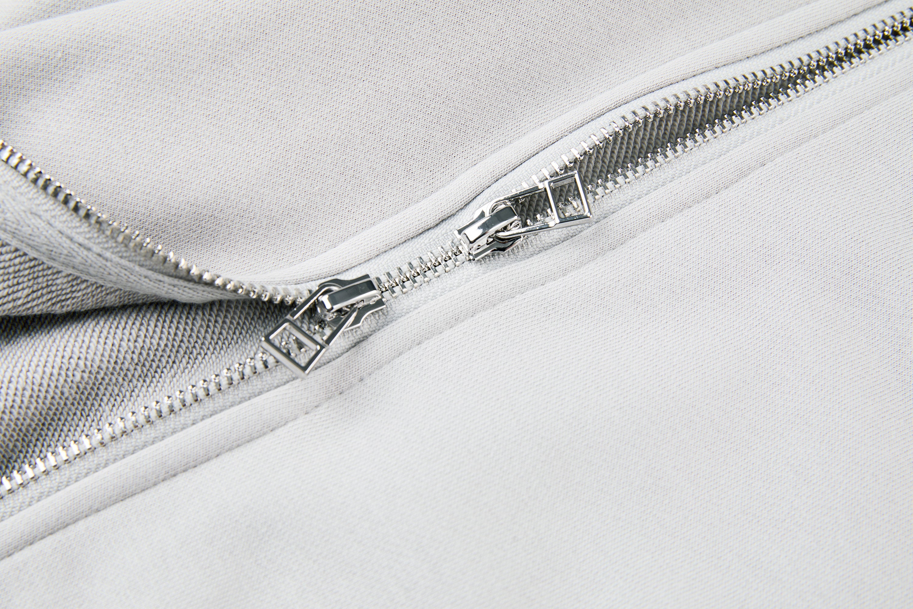 ORGANIC EMOTION Curved Panel Drawstring-Hem Zip-Up Hoodie, premium urban and streetwear designers apparel on PROJECTISR.com, ORGANIC EMOTION