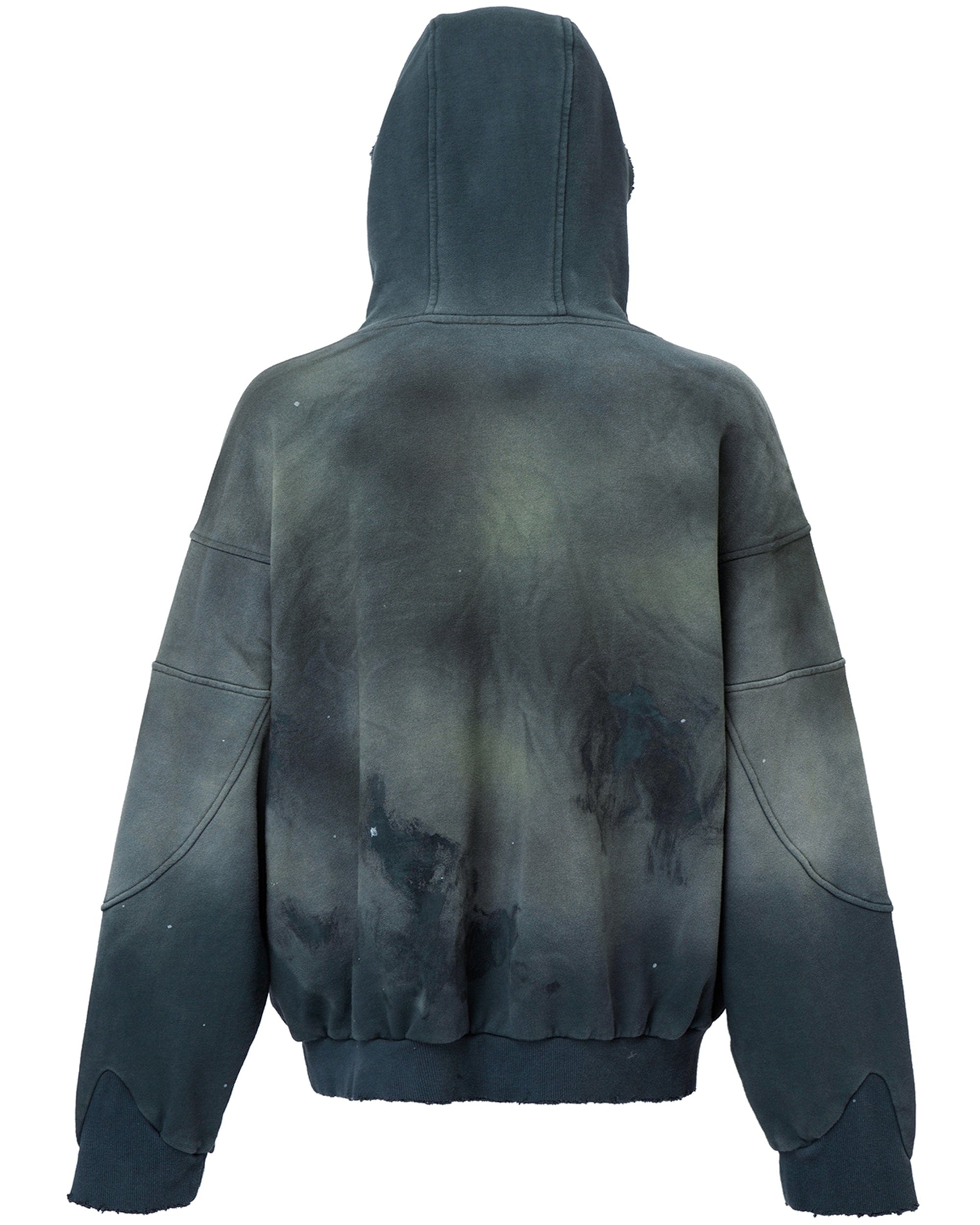F2CE Distressed Spliced Hoodie, premium urban and streetwear designers apparel on PROJECTISR.com, F2CE