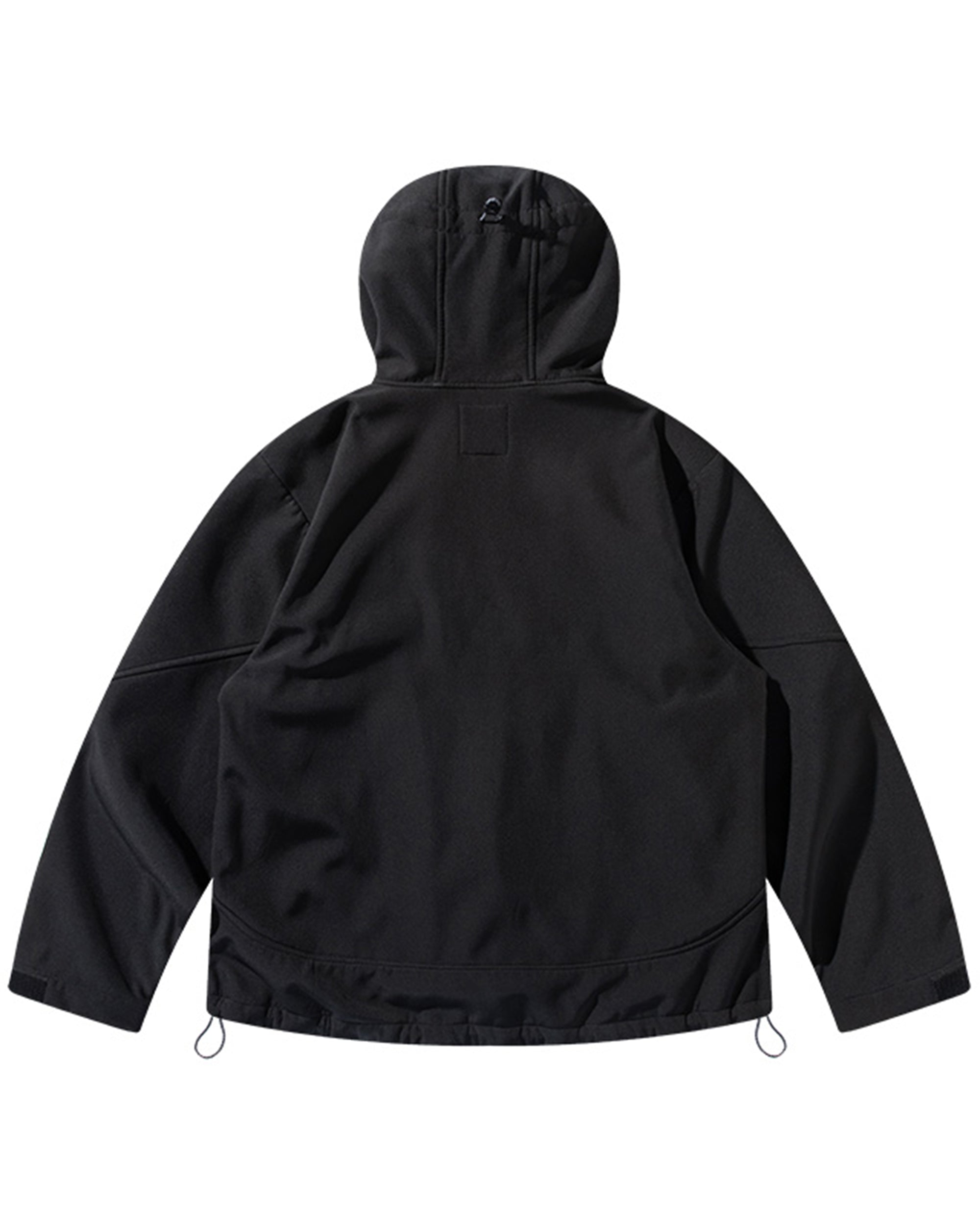 ENSHADOWER Deconstructed Asymmetrical Windbreaker, premium urban and streetwear designers apparel on PROJECTISR.com, ENSHADOWER