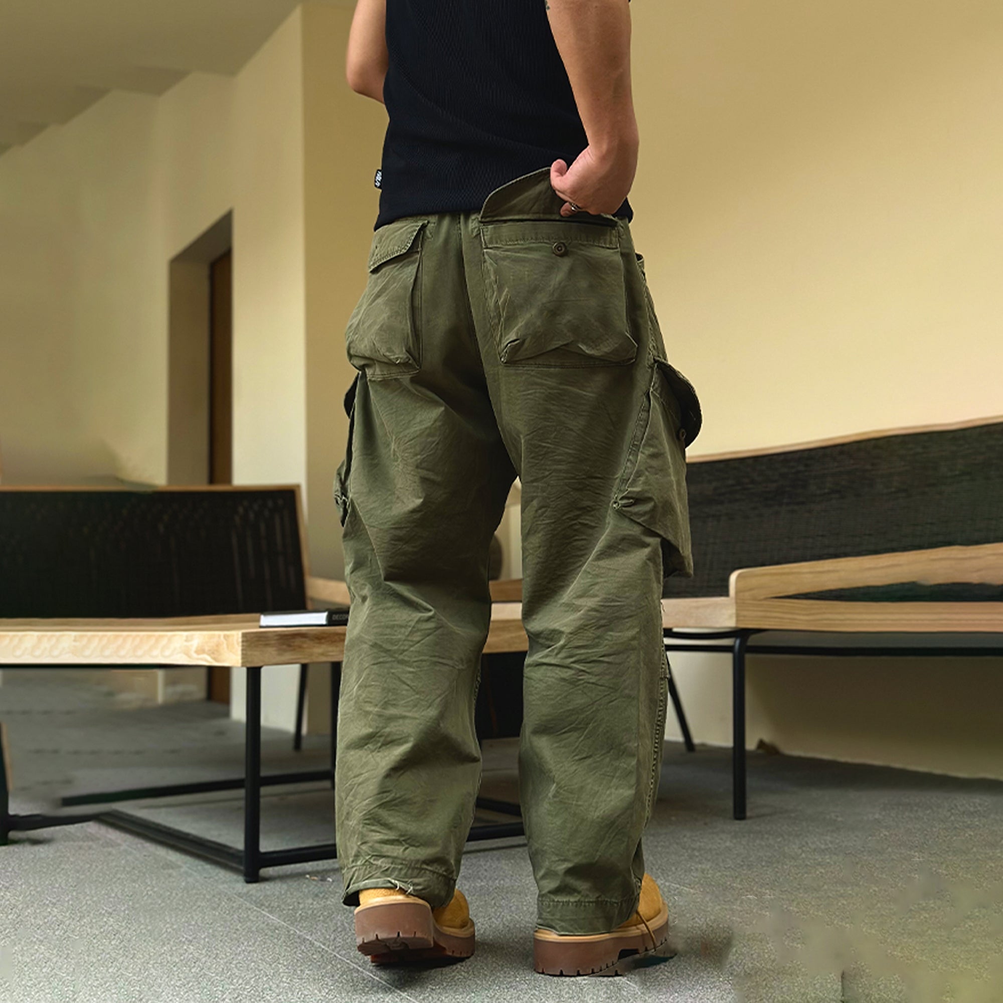 NEIGBORL Large Utility Pockets Cargo Pants, premium urban and streetwear designers apparel on PROJECTISR.com, NEIGBORL