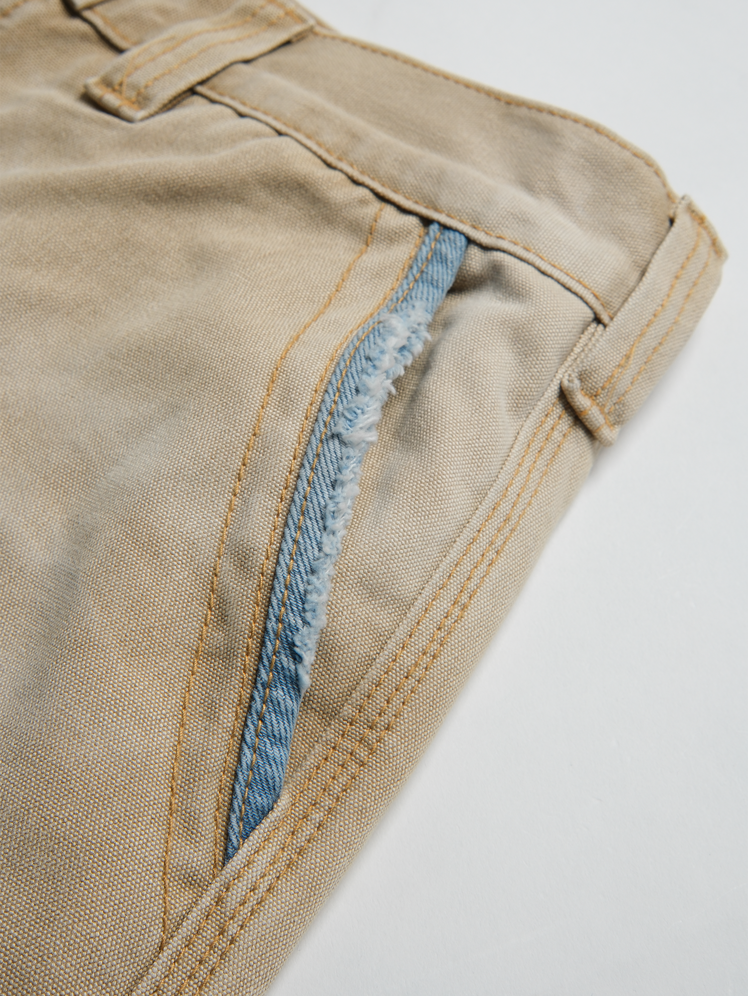NEIGBORL Retro Washed Spliced Shorts