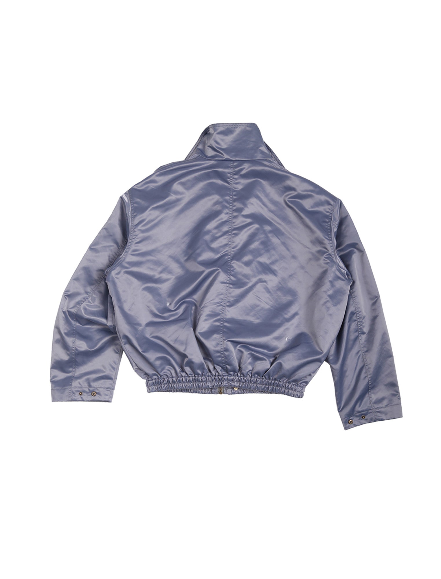 TRECLUB Retro Satin Badge-Patch Blouson, premium urban and streetwear designers apparel on PROJECTISR.com, TRECLUB