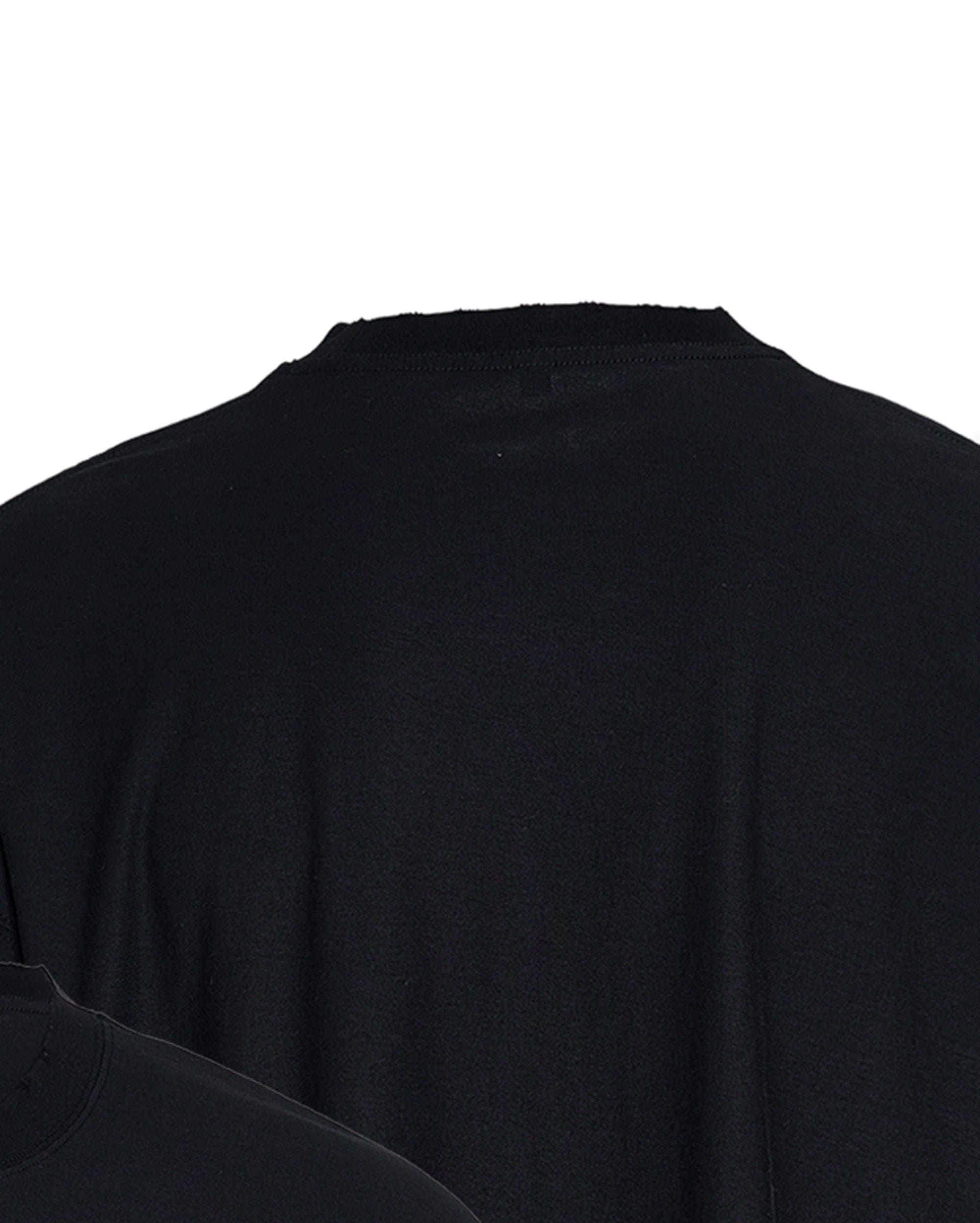 STEEPC Retro World Peace Frayed Long-Sleeve Tee, premium urban and streetwear designers apparel on PROJECTISR.com, STEEPC