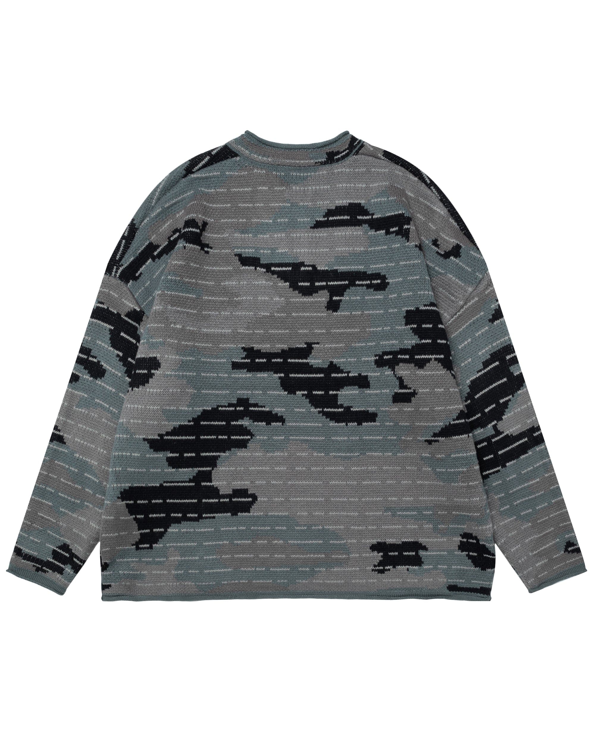 OVDY Modern Camo Stripe V-Neck Sweater, premium urban and streetwear designers apparel on PROJECTISR.com, OVDY