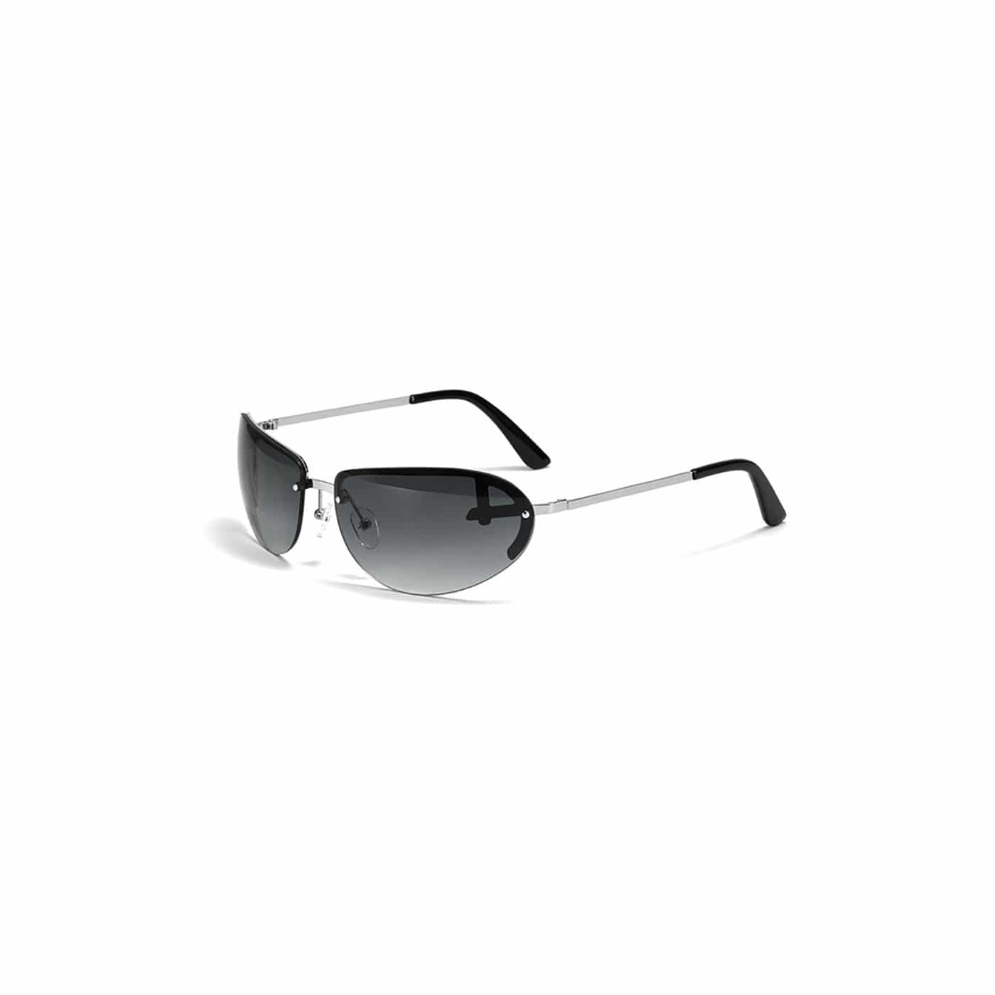 DAMAGE ASIA OPTICALS Semi-Rim Oval Sunglasses, premium urban and streetwear designers apparel on PROJECTISR.com, DAMAGE ASIA