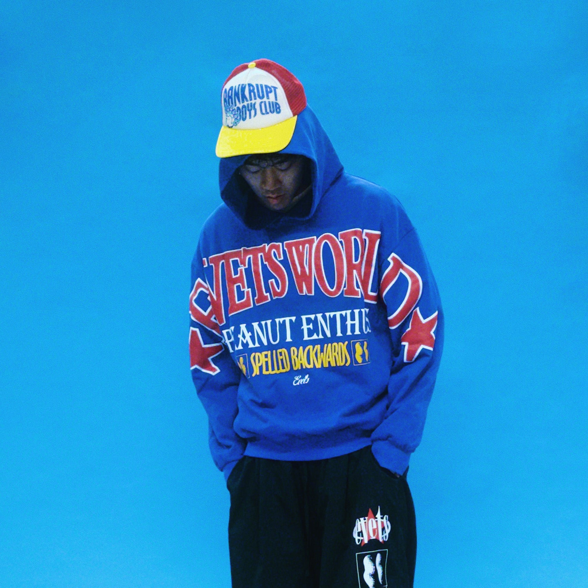EVETS Foam Print Graphic Hoodie, premium urban and streetwear designers apparel on PROJECTISR.com, EVETS