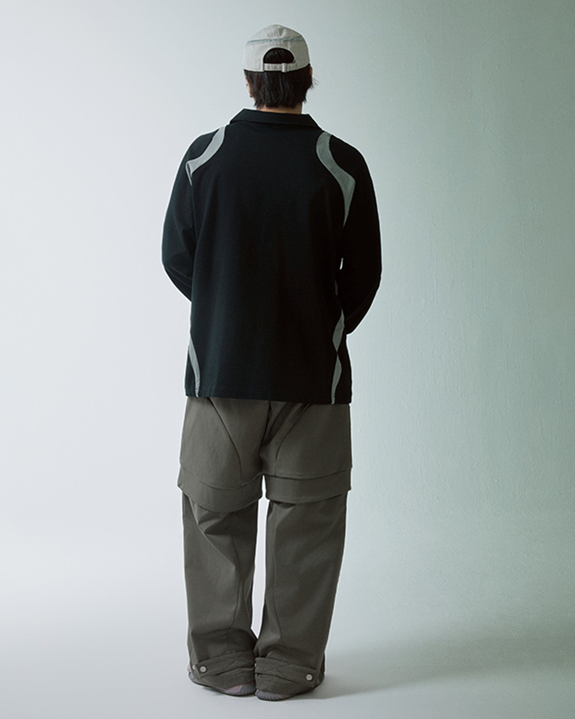 F2CE Retro Deconstructed Raglan Long-Sleeve Tee, premium urban and streetwear designers apparel on PROJECTISR.com, F2CE