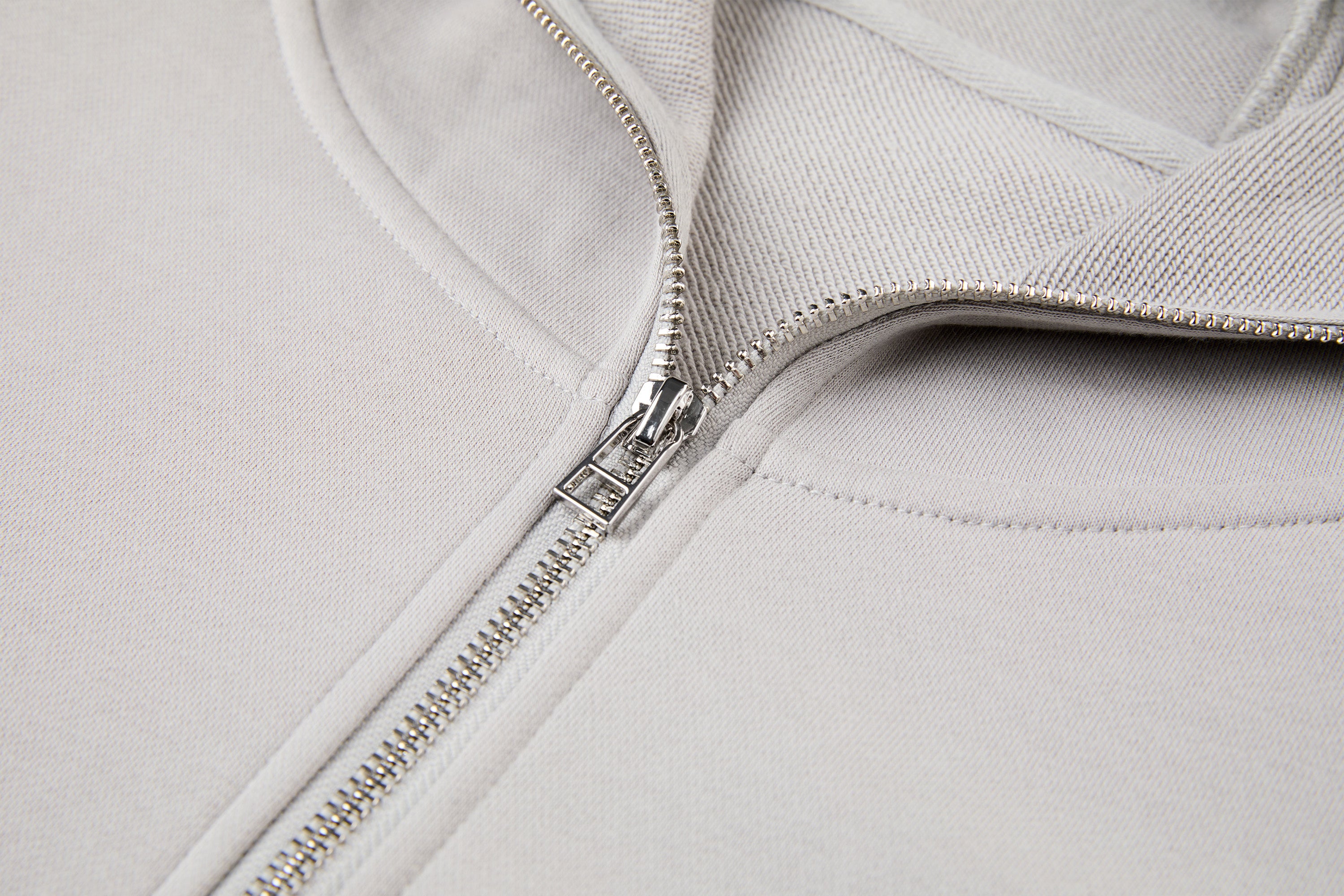 ORGANIC EMOTION Curved Panel Drawstring-Hem Zip-Up Hoodie, premium urban and streetwear designers apparel on PROJECTISR.com, ORGANIC EMOTION