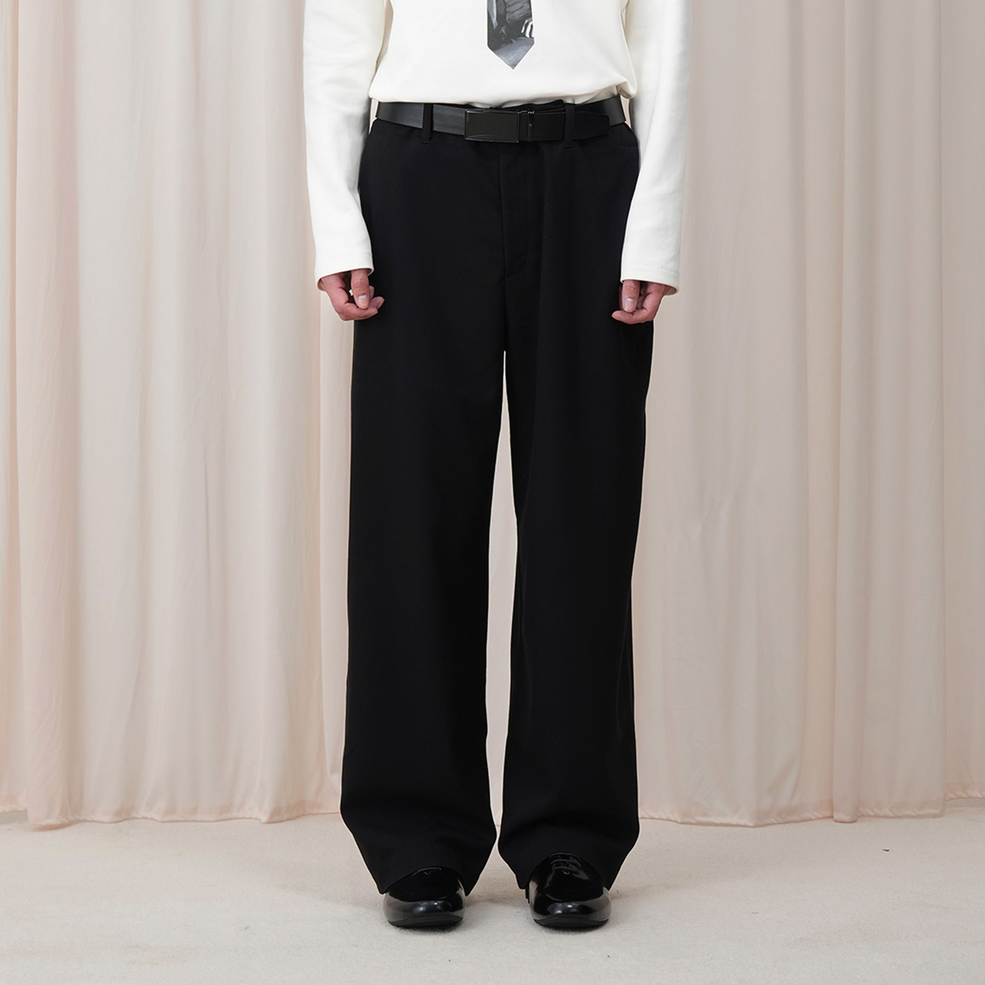OUYANG WENJUN Minimal Wide-Leg Trousers