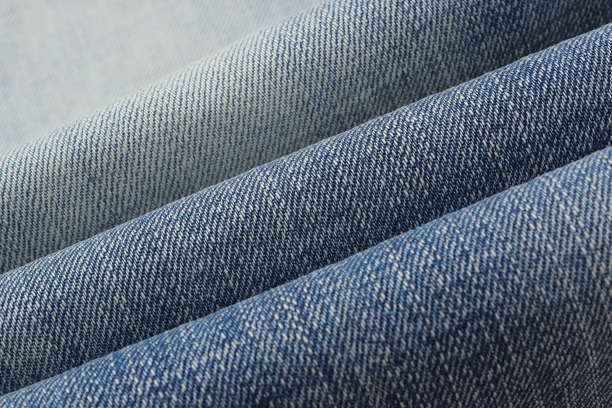 MAKEMORE Distress Faded Raw Hem Jeans, premium urban and streetwear designers apparel on PROJECTISR.com, MAKEMORE