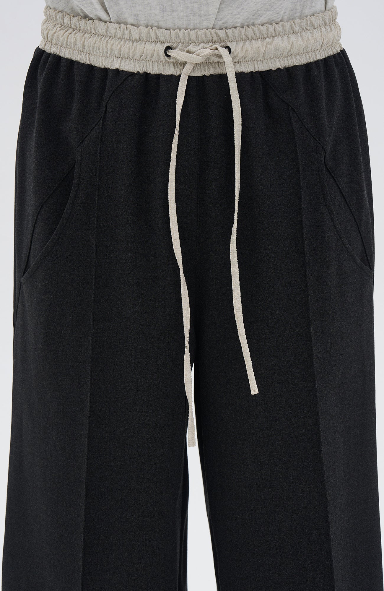 7440 37 1 Contrast Waistband Panelled Trousers, premium urban and streetwear designers apparel on PROJECTISR.com, 7440 37 1