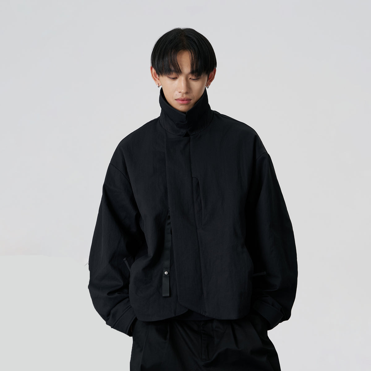 FMACM Retro Lapel Oversized Jacket