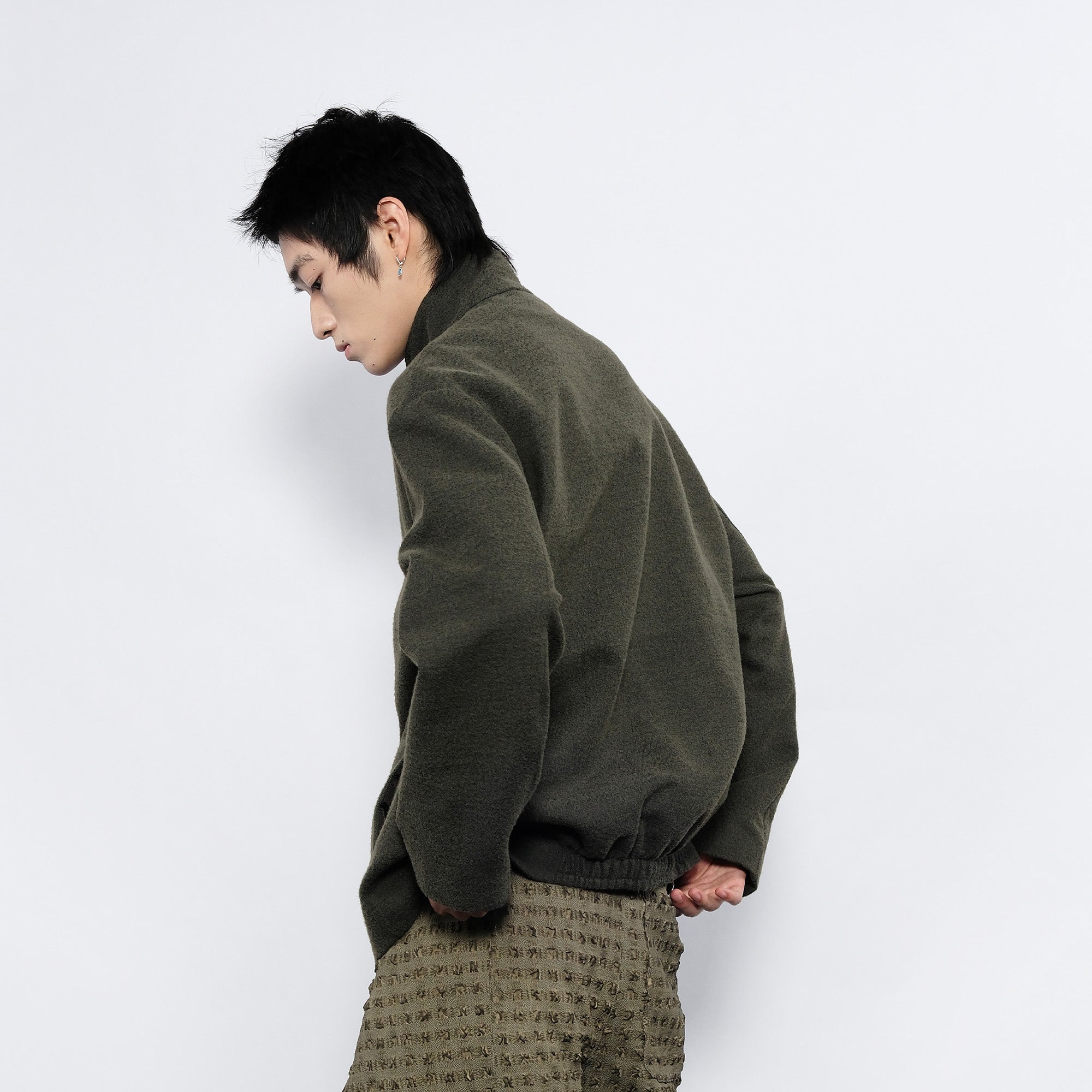 7440 37 1 Asym Placket Toggle Button Jacket, premium urban and streetwear designers apparel on PROJECTISR.com, 7440 37 1