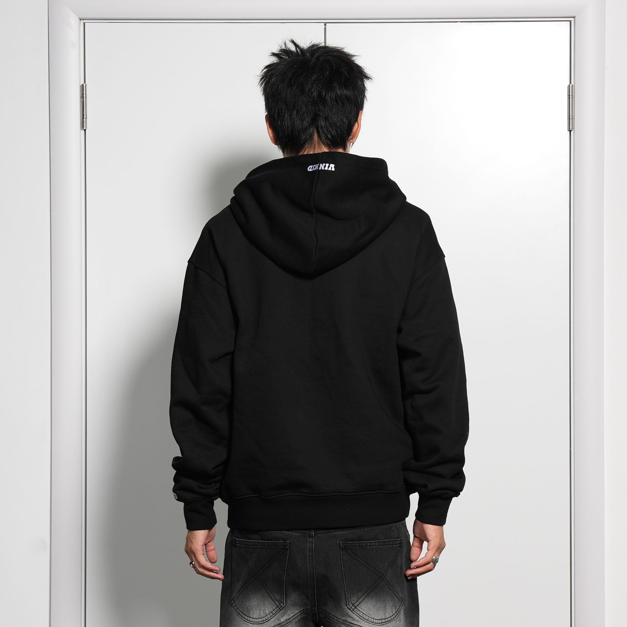 VINKID Kiss My Swag Embroidered Hoodie