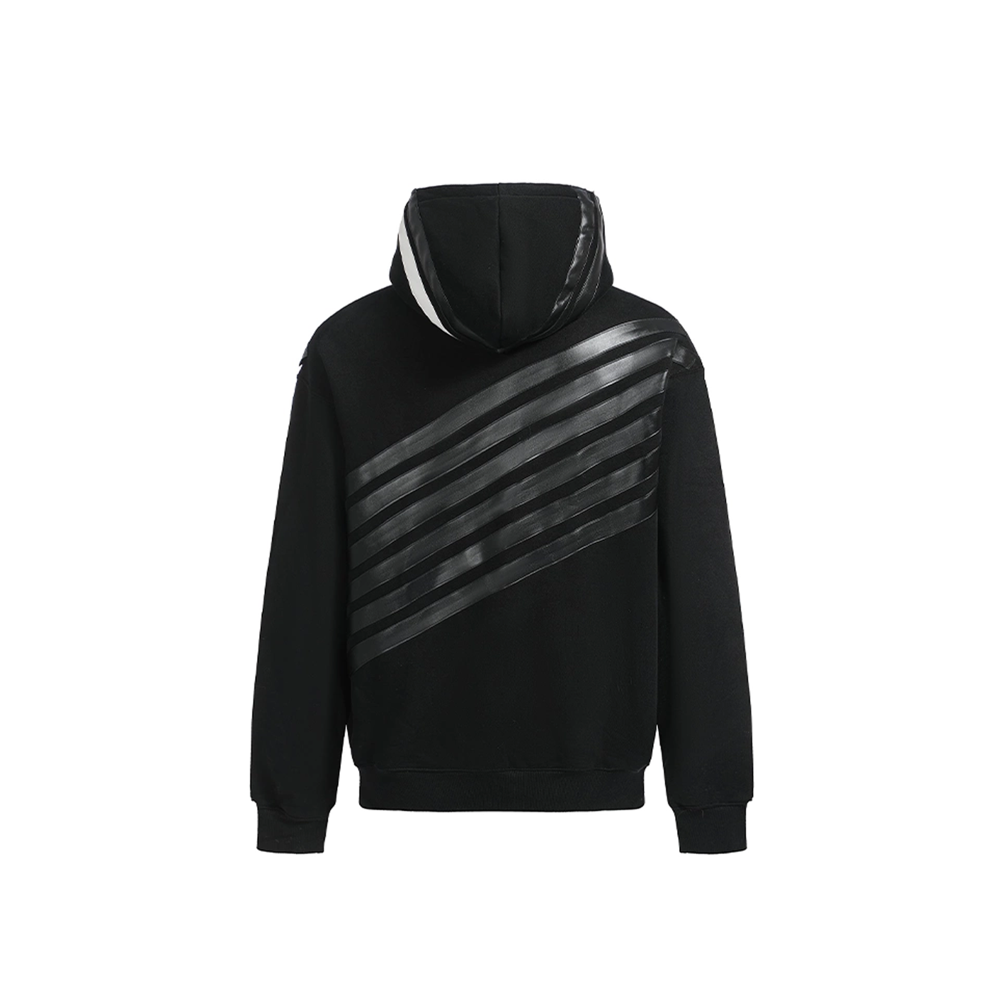 NOTHINGNESS WORLD Four-Stripe Zip-Up Hoodie, premium urban and streetwear designers apparel on PROJECTISR.com, NOTHINGNESS WORLD