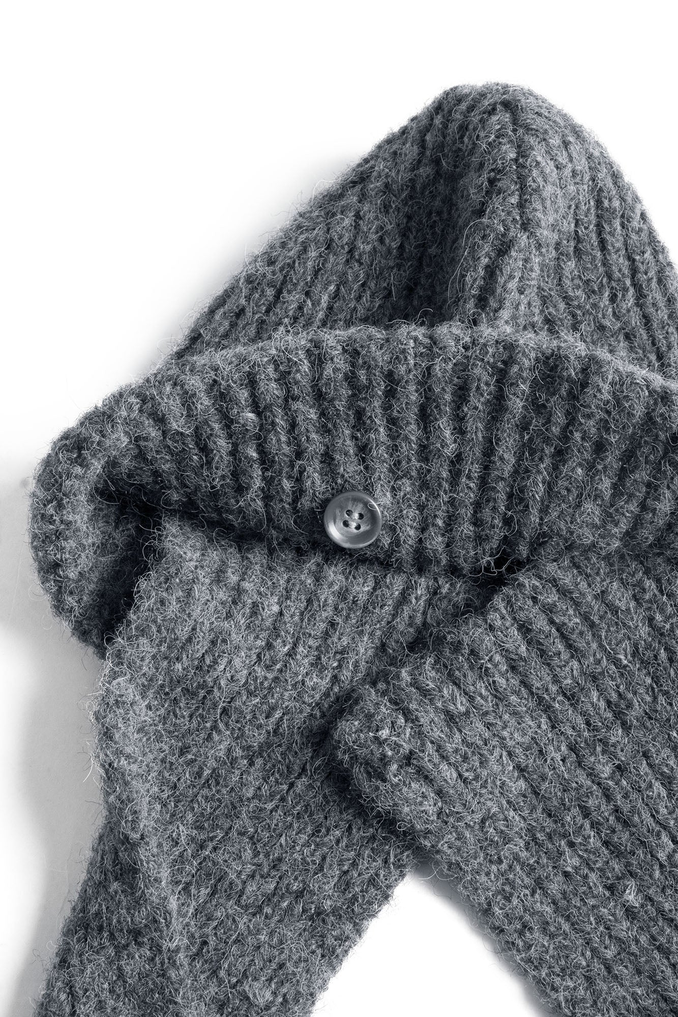 RELABEL Detachable Scarf Beanie Set